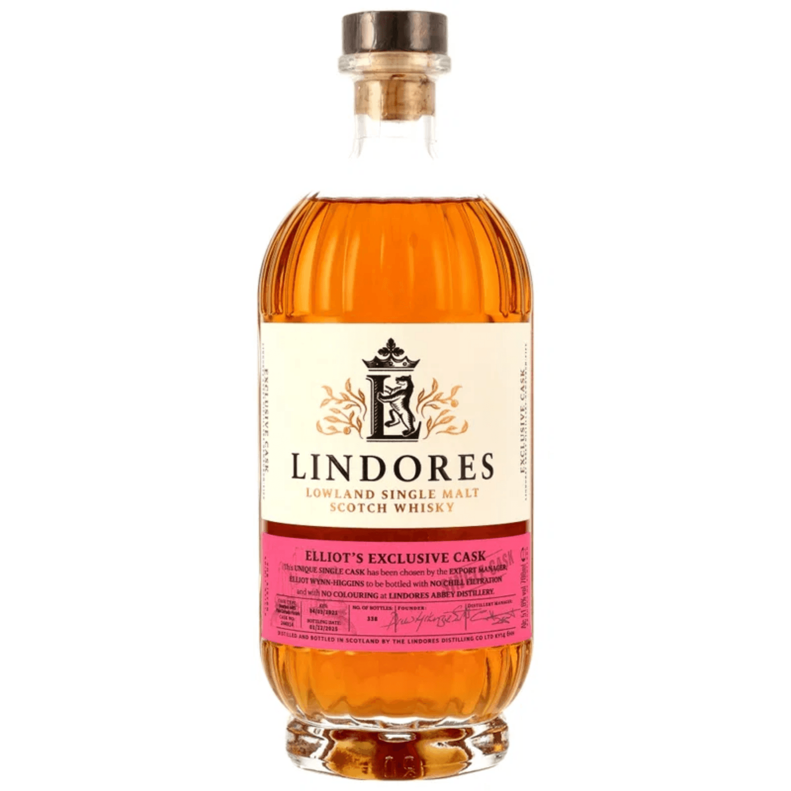 Lindores Abbey 4 Years Old 2021 Elliot's Exclusive Cask Cask Nr.244014
