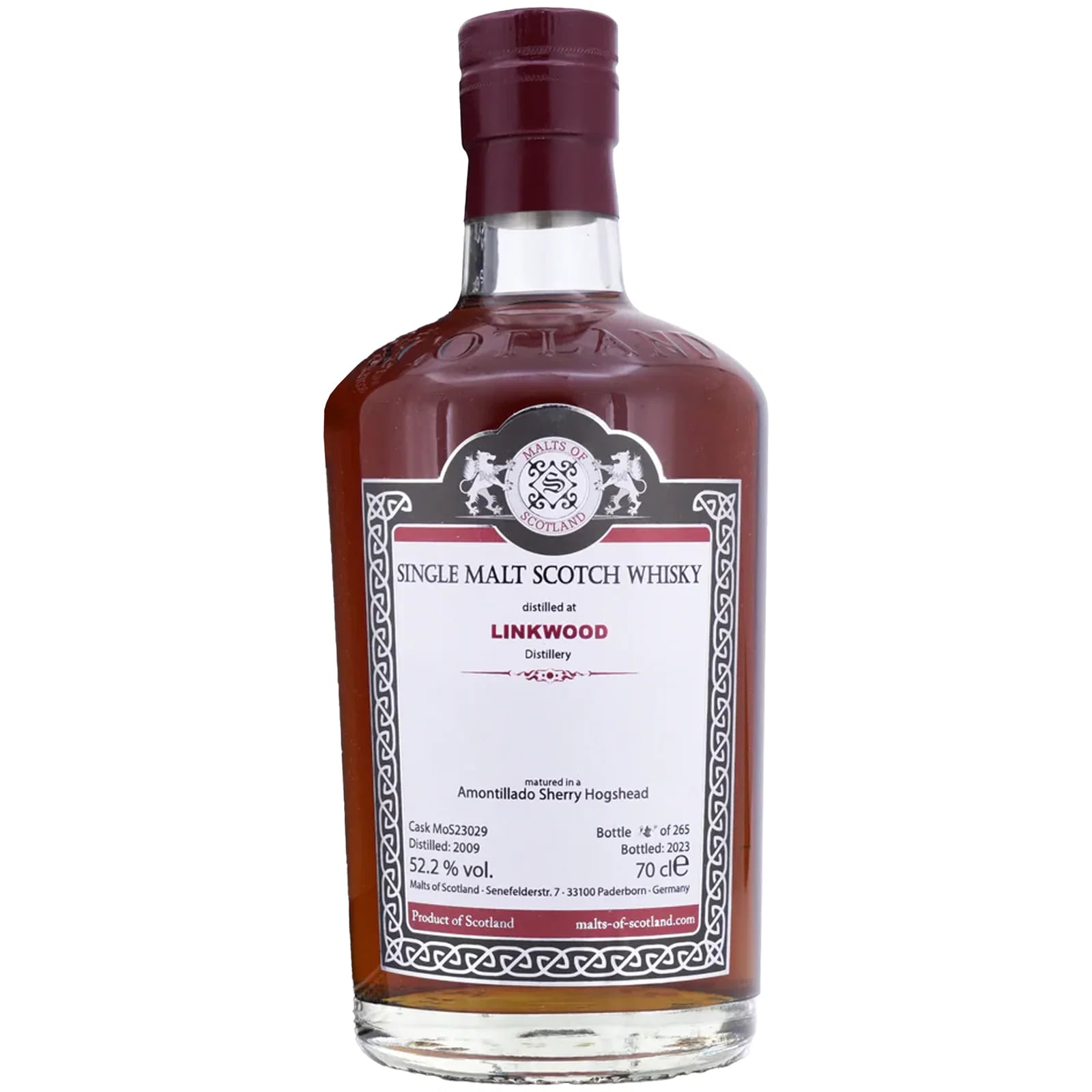 Linkwood 13 Years Old 2009 Malts of Scotland 23029
