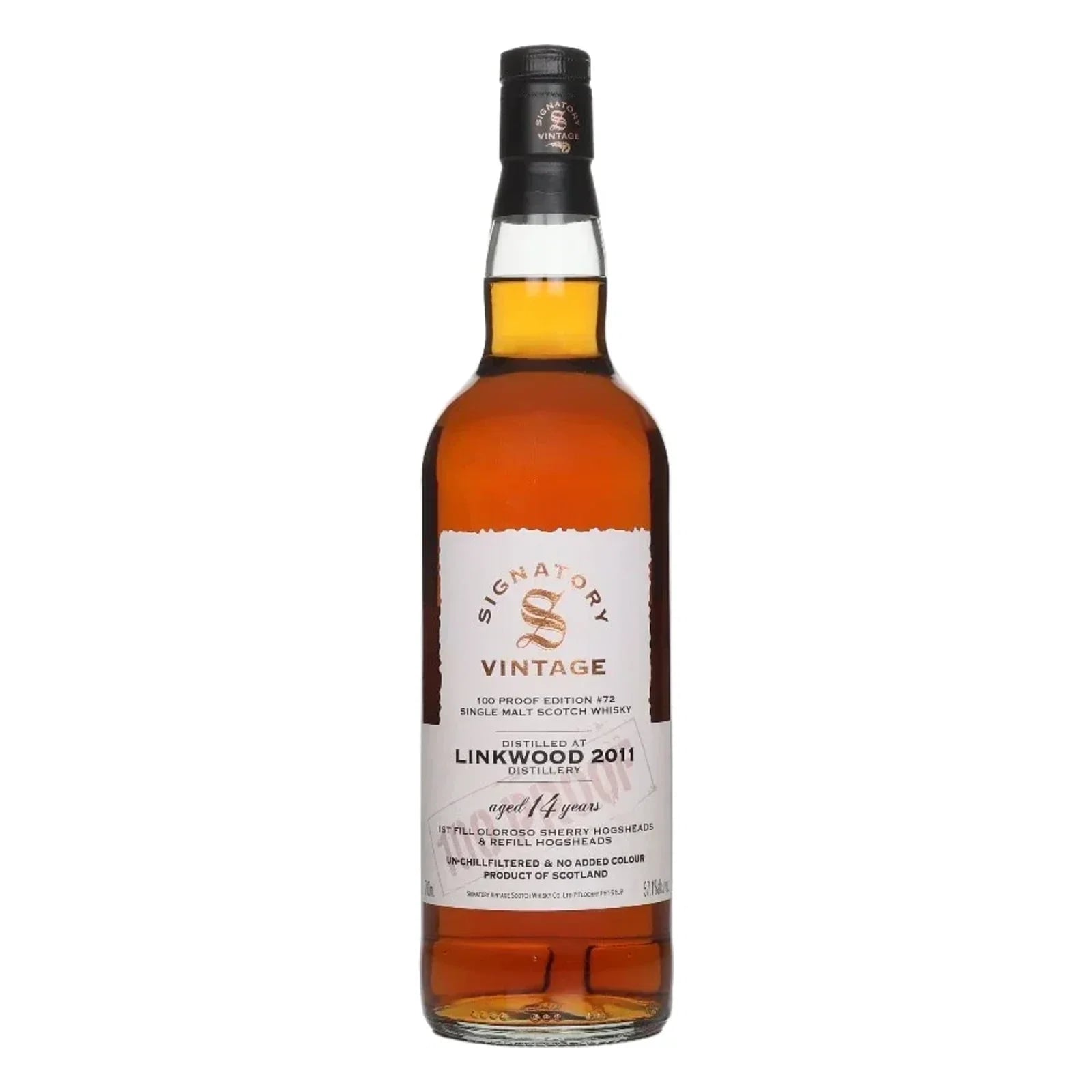 Linkwood 14 Years Old 2019 100 Proof Edition #72 Signatory Vintage