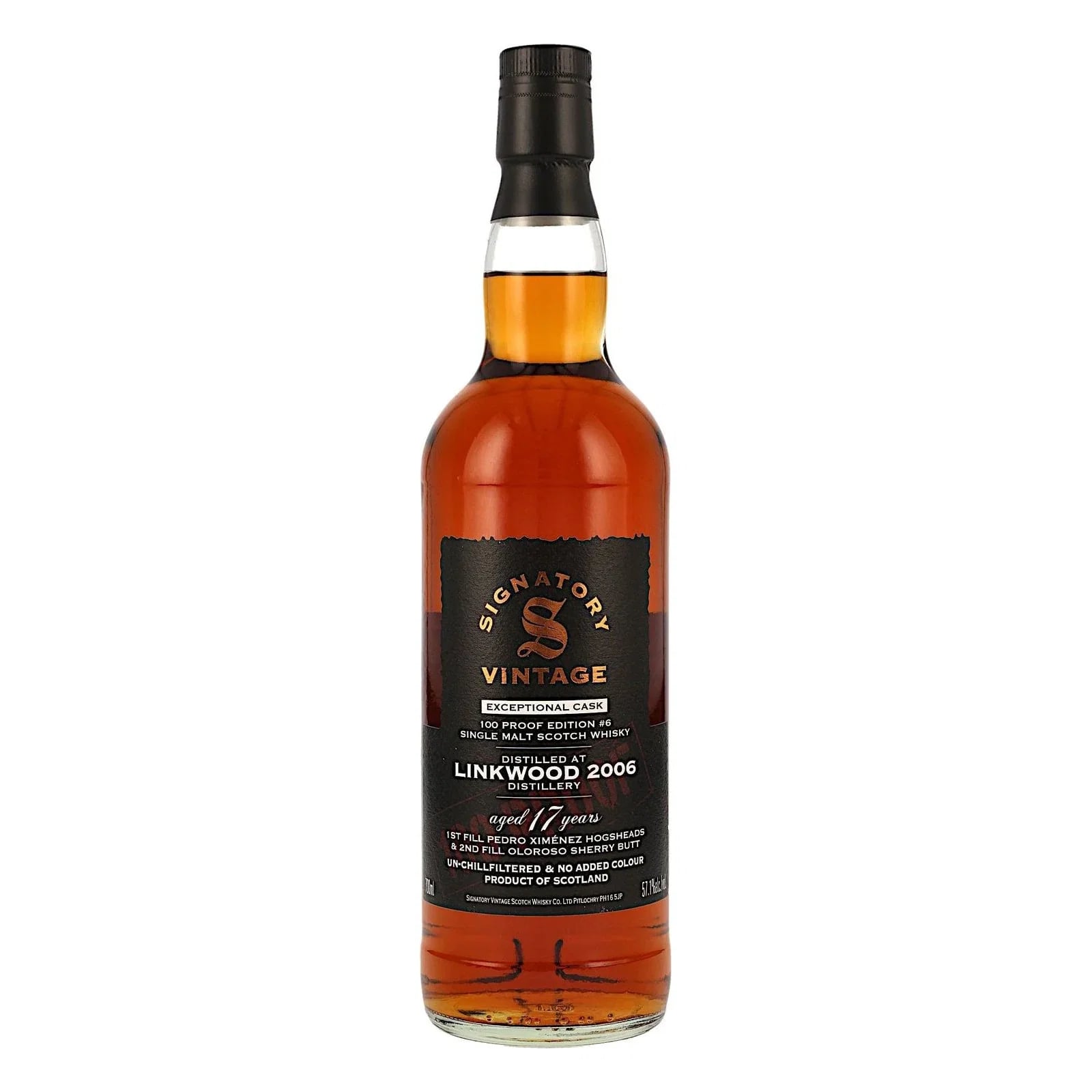 Linkwood 17 Years Old 2006 100 Proof Exceptional Cask Edition #6 Signatory Vintage