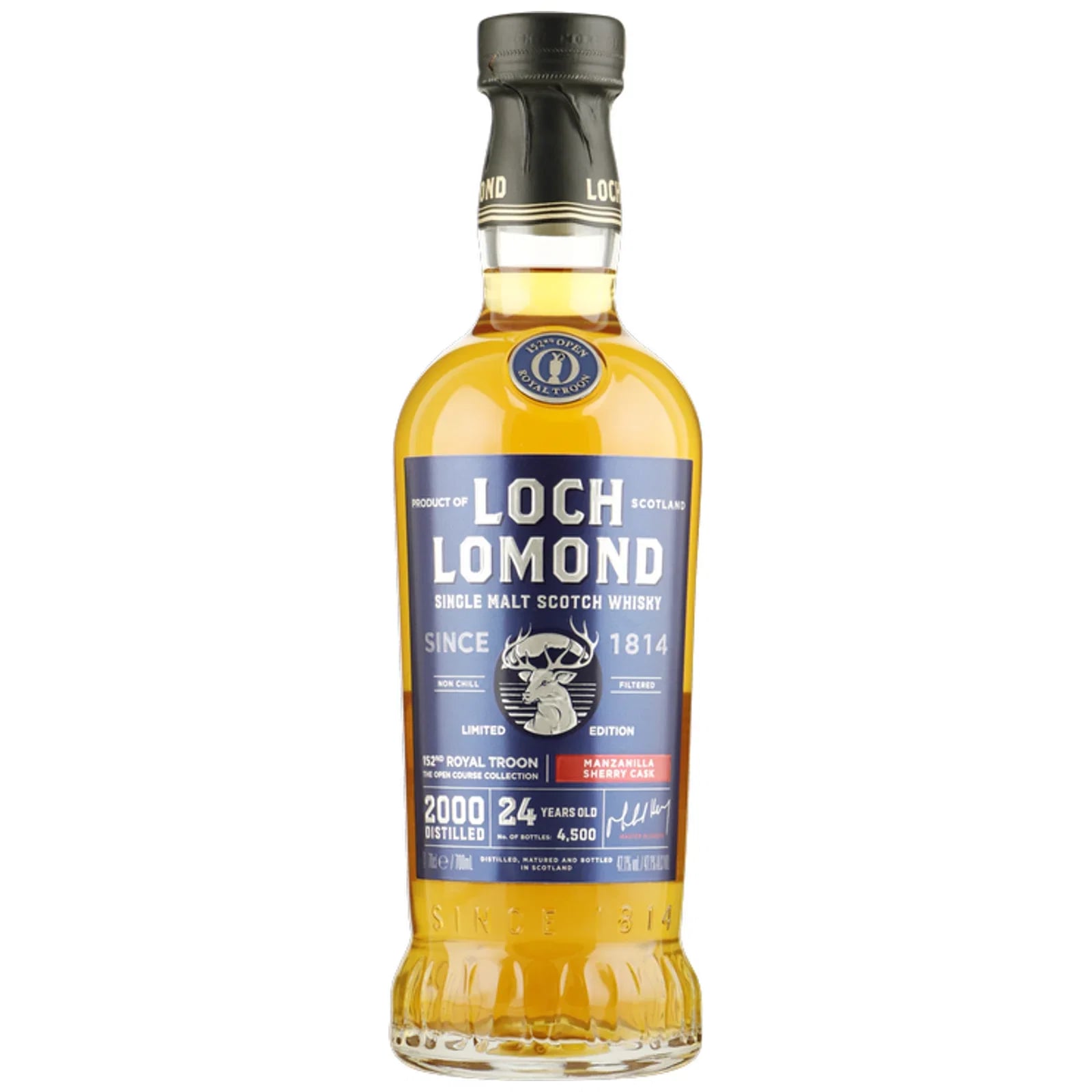 Loch Lomond 24 Years Old 2000 The Open Course Collection 152nd Royal Troon