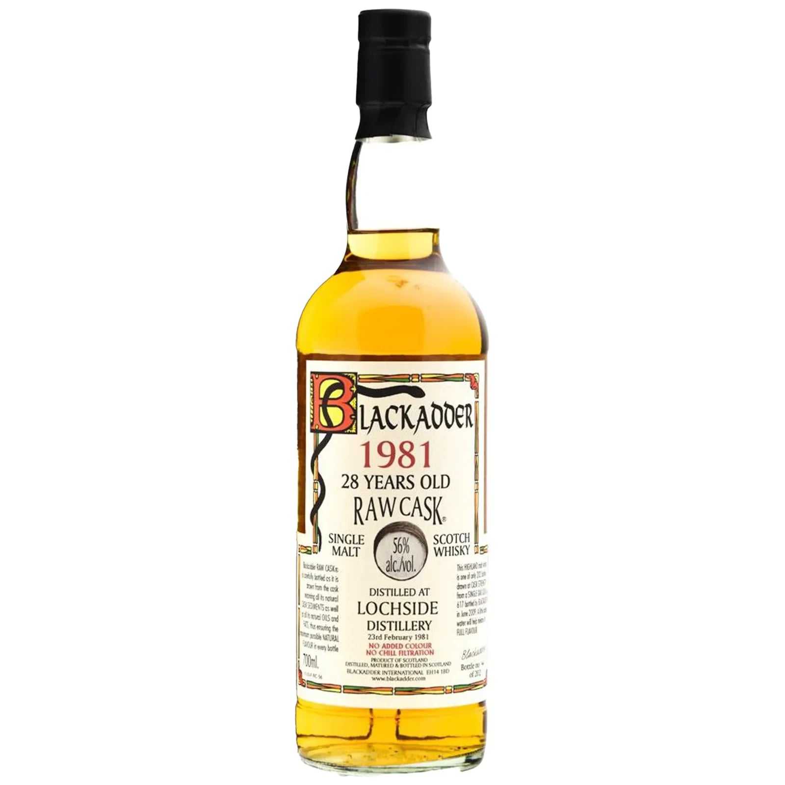Lochside 28 Years Old 1981 Raw Cask Blackadder 617