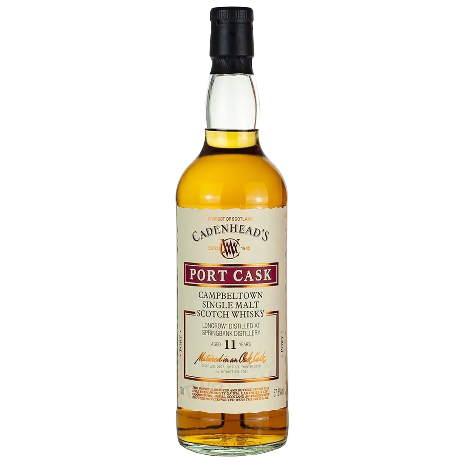 Longrow 11 Years Old 2007 Wood Range Port Cask Cadenhead's