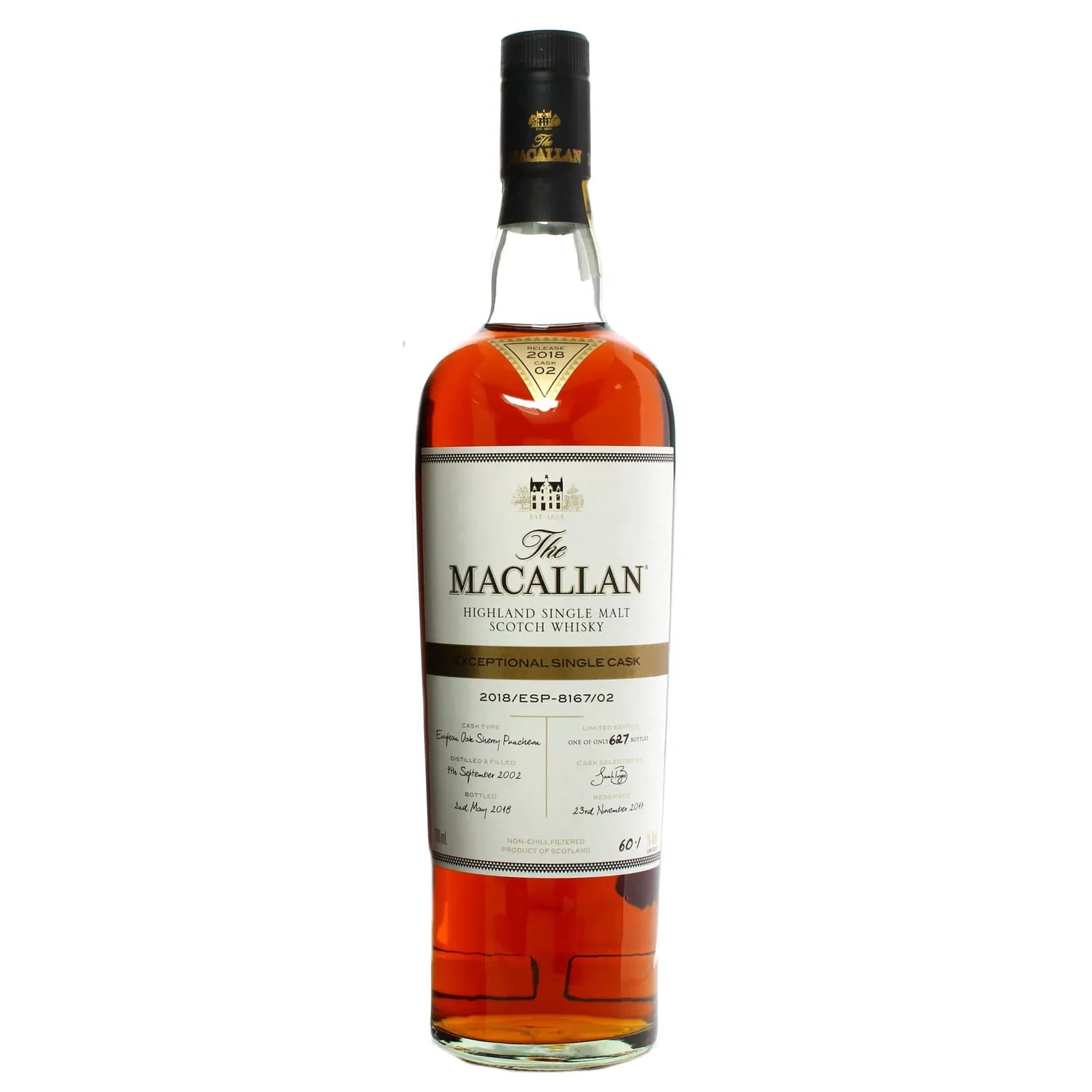 Macallan 2018 Exceptional Single Cask Nr.8167