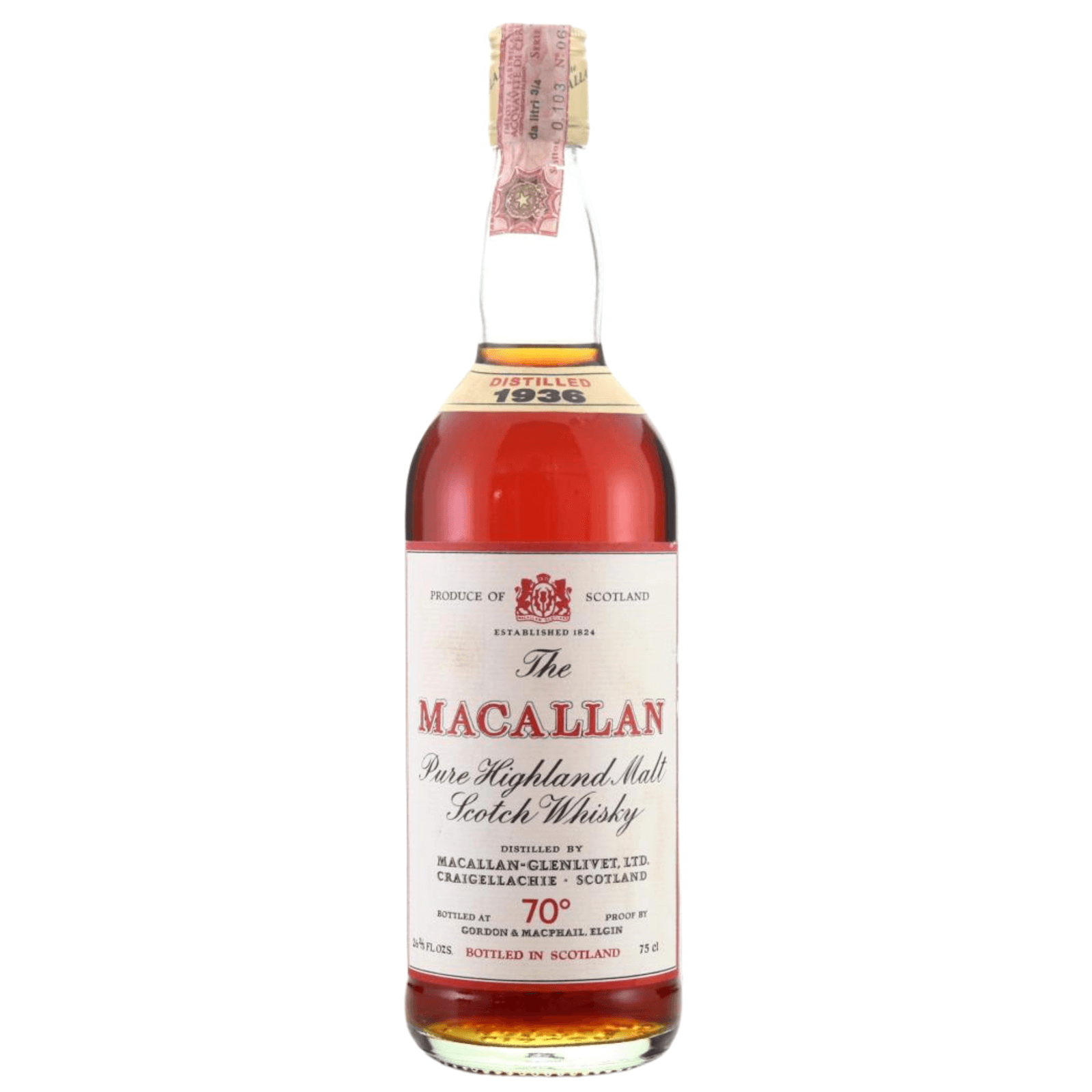 Macallan 1936 70° Proof Gordon & MacPhail 75cl