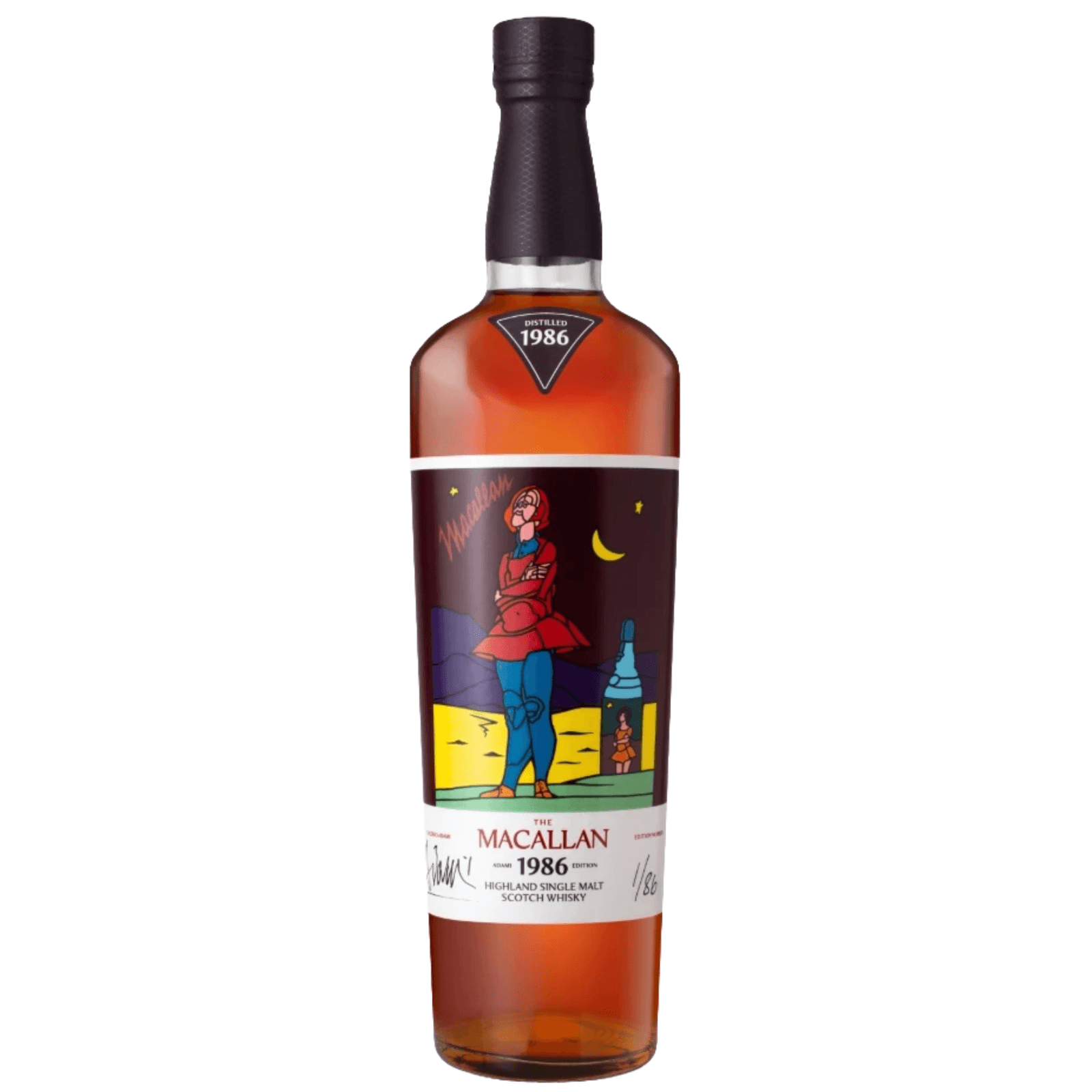 Macallan 1986 The Romantica Collection by Valerio Adami