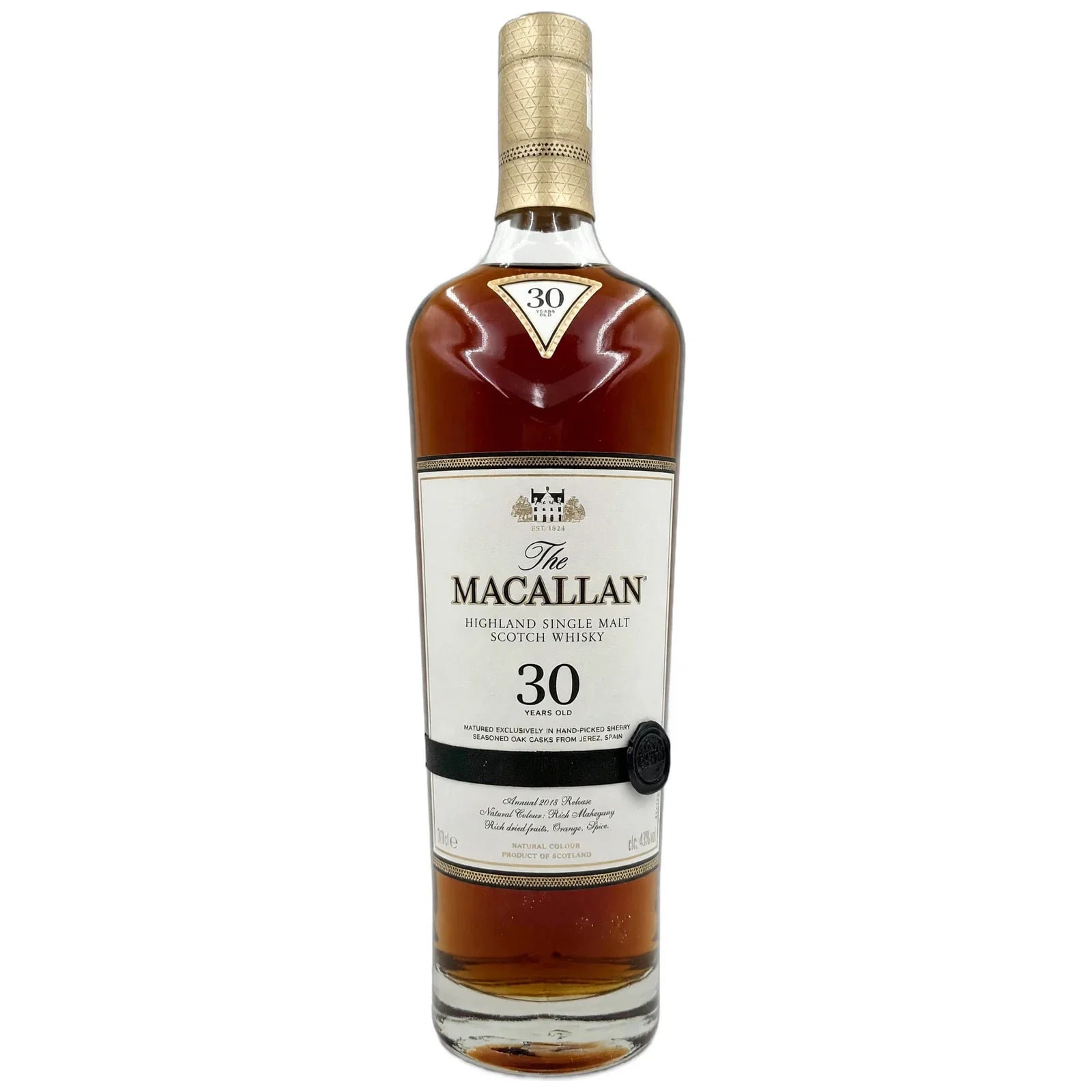 Macallan 30 Years Old Sherry Oak 2018 Release