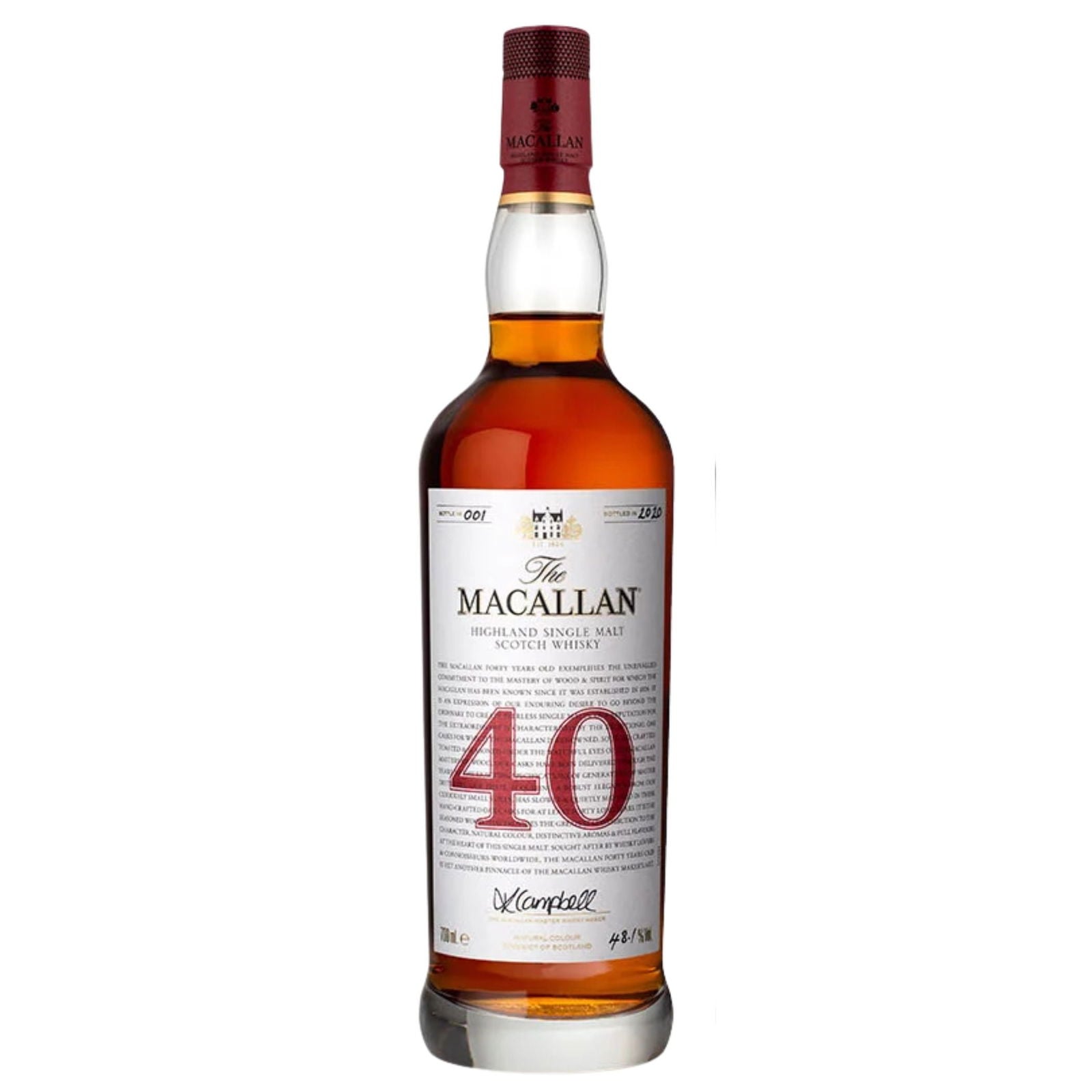 Macallan 40 Years Old The Red Collection Release 2025