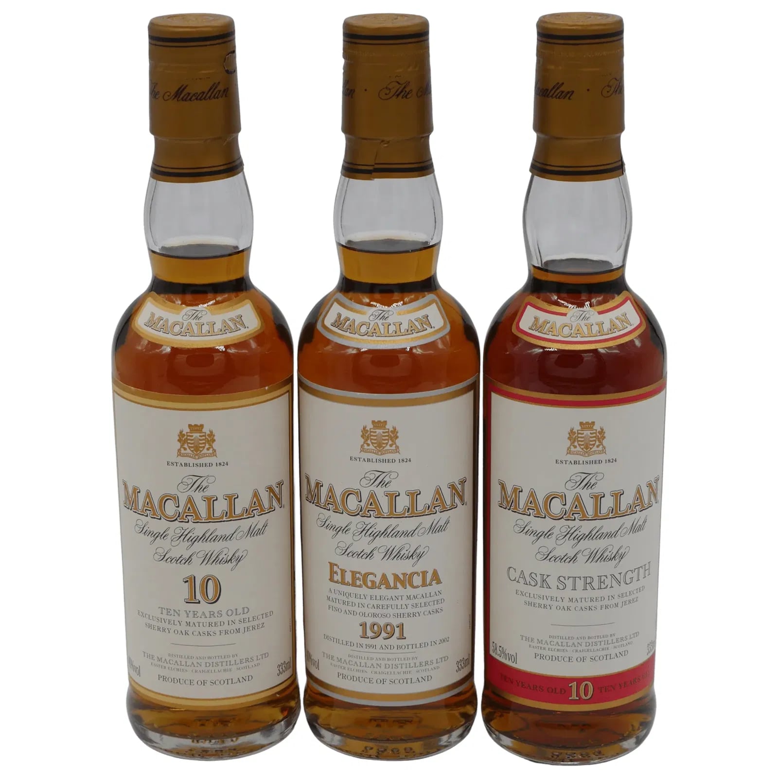 Macallan Set Elegancia 1991& Cask Strength 99cl
