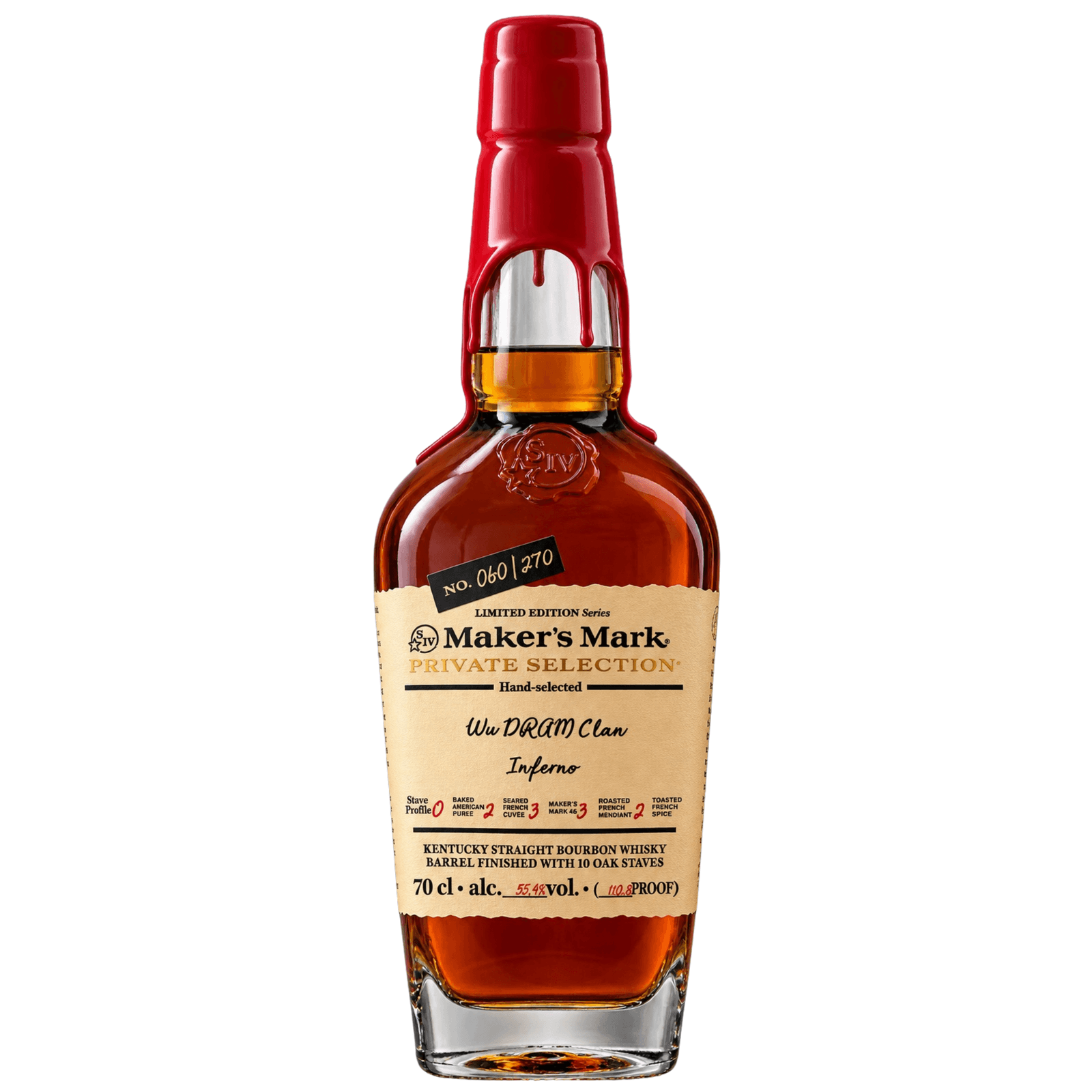 Maker’s Mark 6 Years Old Private Selection Inferno Wu Dram Clan