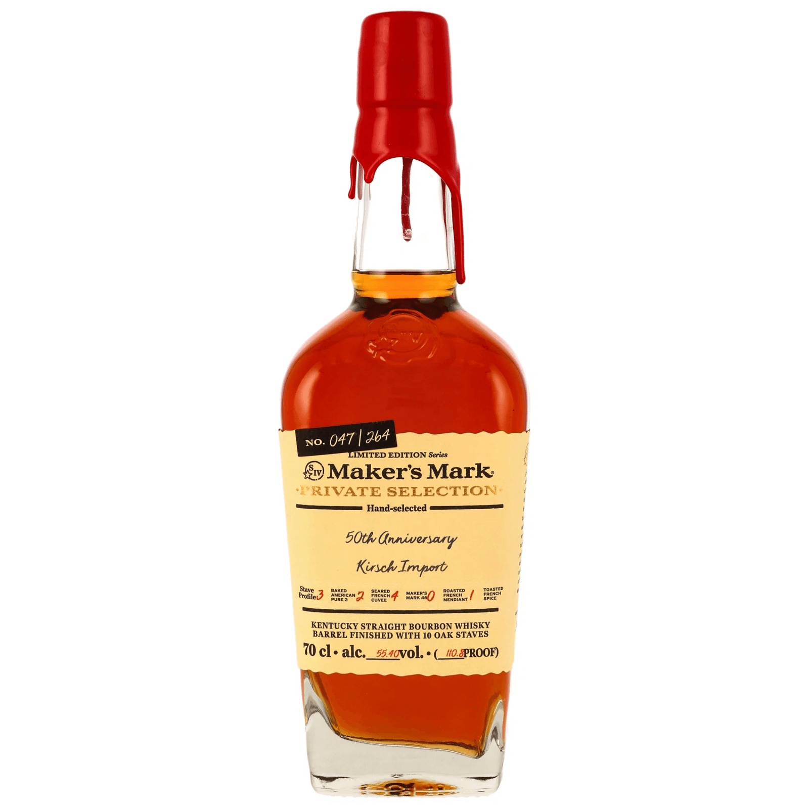 Maker's Mark Private Selection 50th Anniversary Kirsch Import