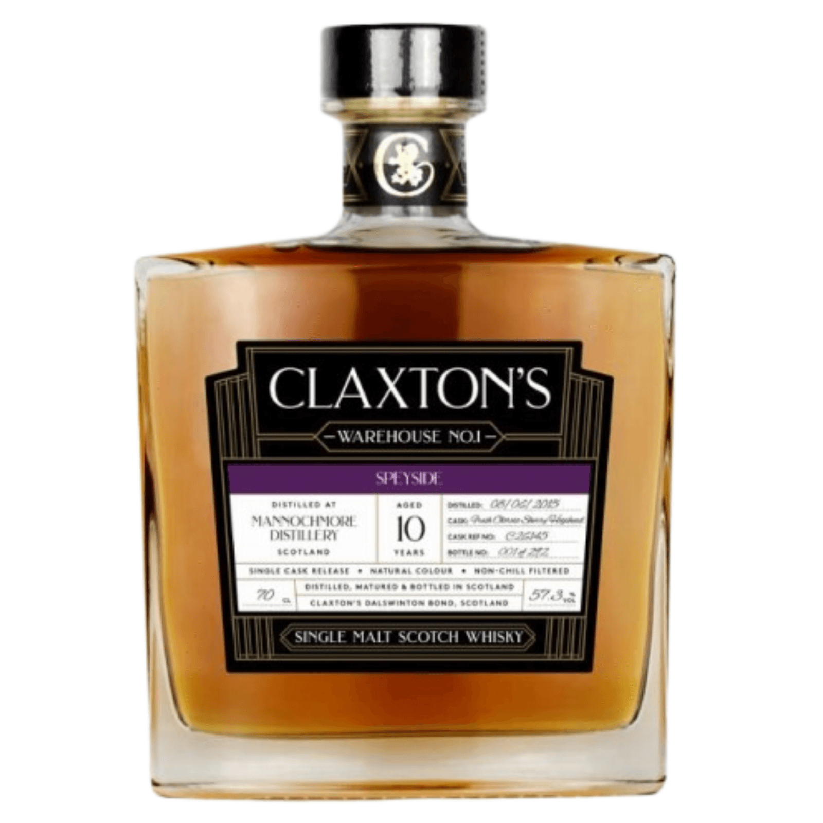 Mannochmore 10 Years Old 2015 Warehouse No. 1 Claxton’s