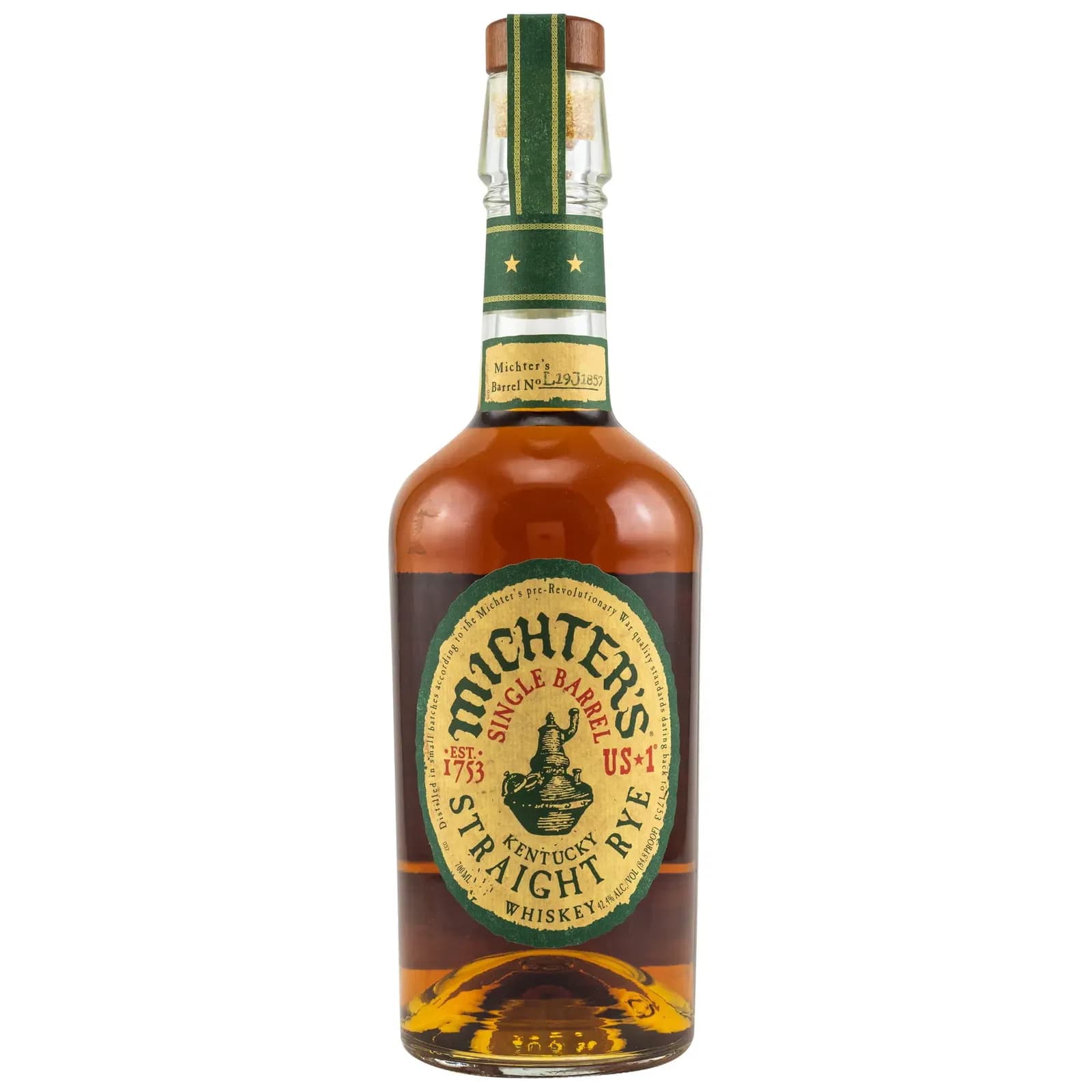 Michter's US1 Single Barrel Straight Rye 75cl