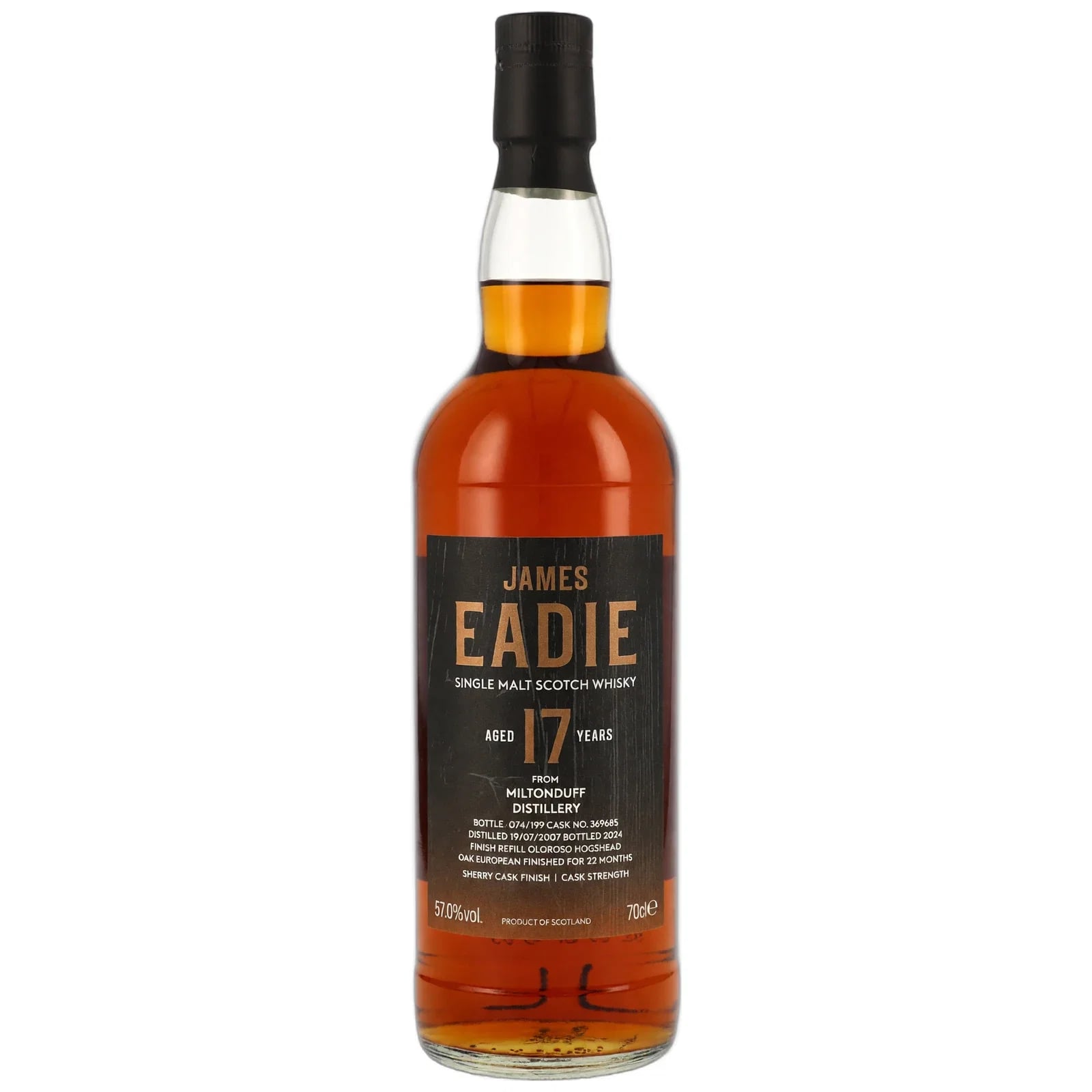 Miltonduff 17 Years Old 2007 James Eadie