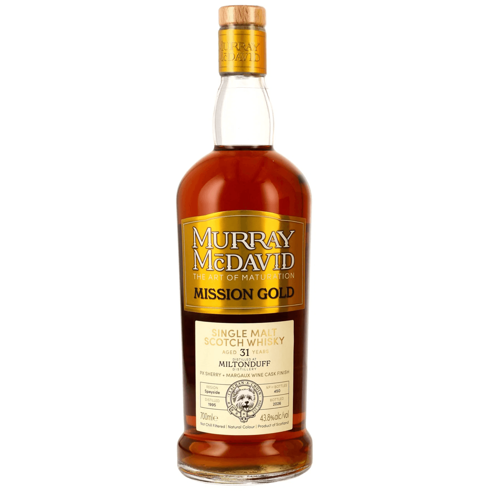 Miltonduff 31 Years Old 1995 Mission Gold Murray McDavid