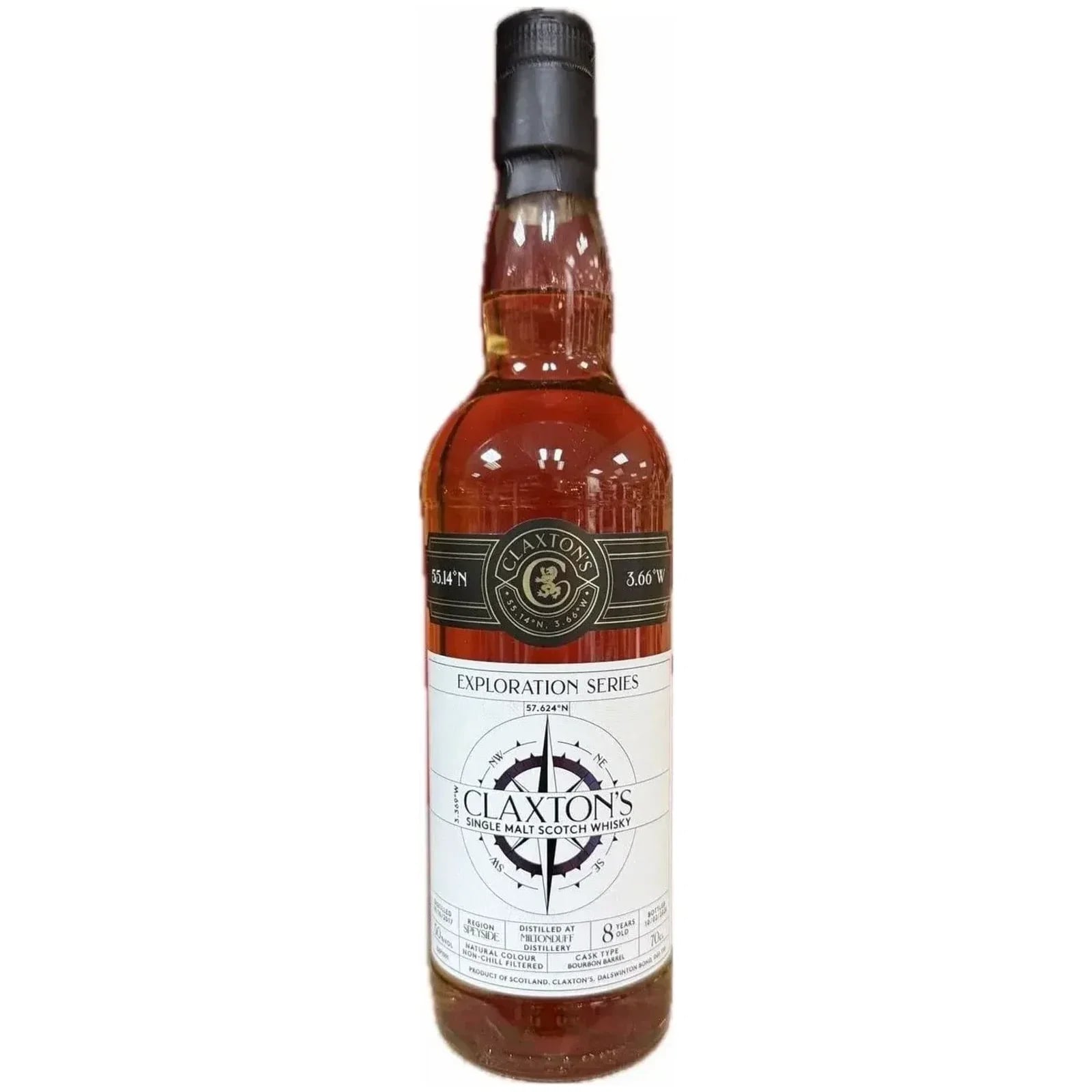 Miltonduff 8 Years Old 2018 Exploration Series Claxton'S