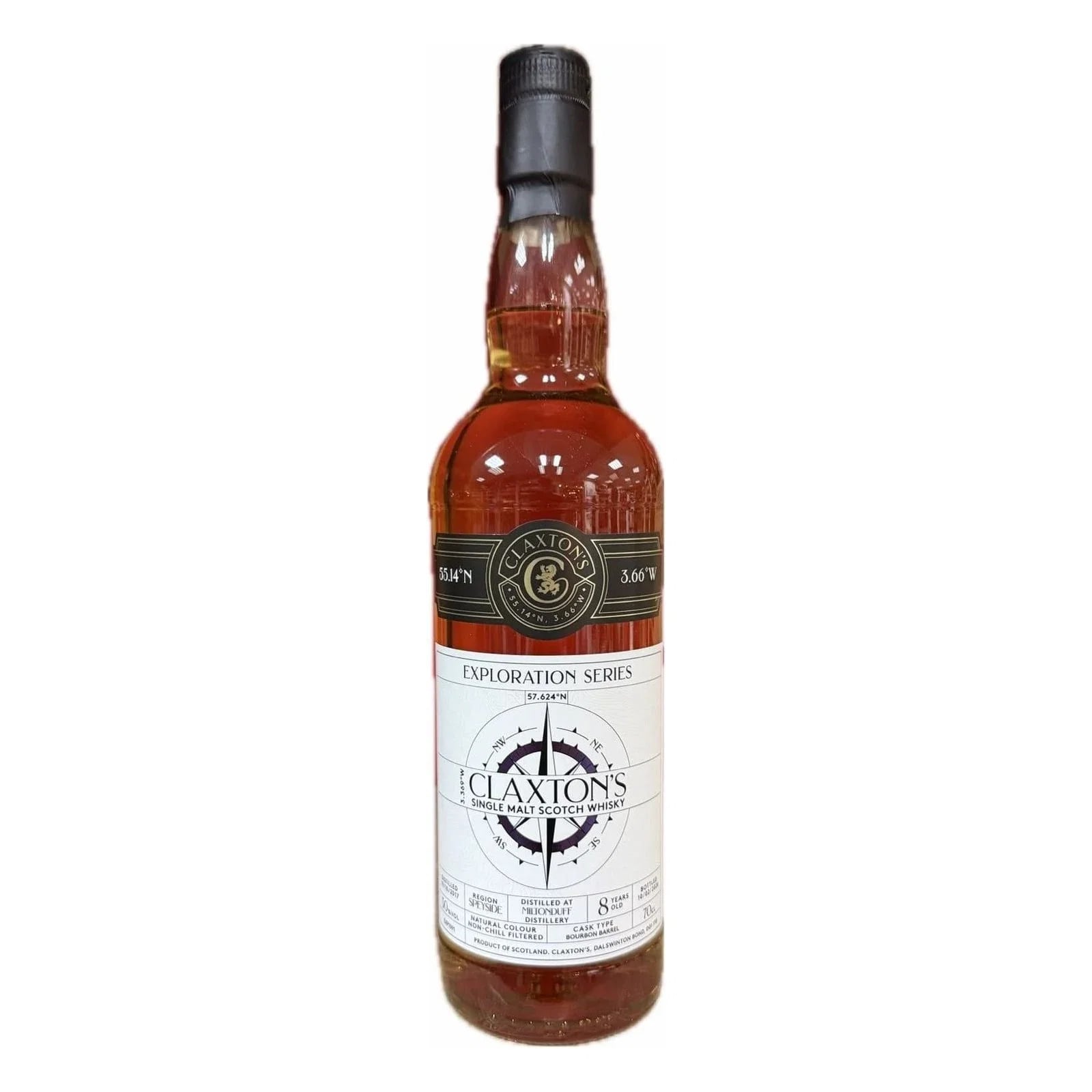 Miltonduff 8 Years Old 2018 Exploration Series Claxton'S