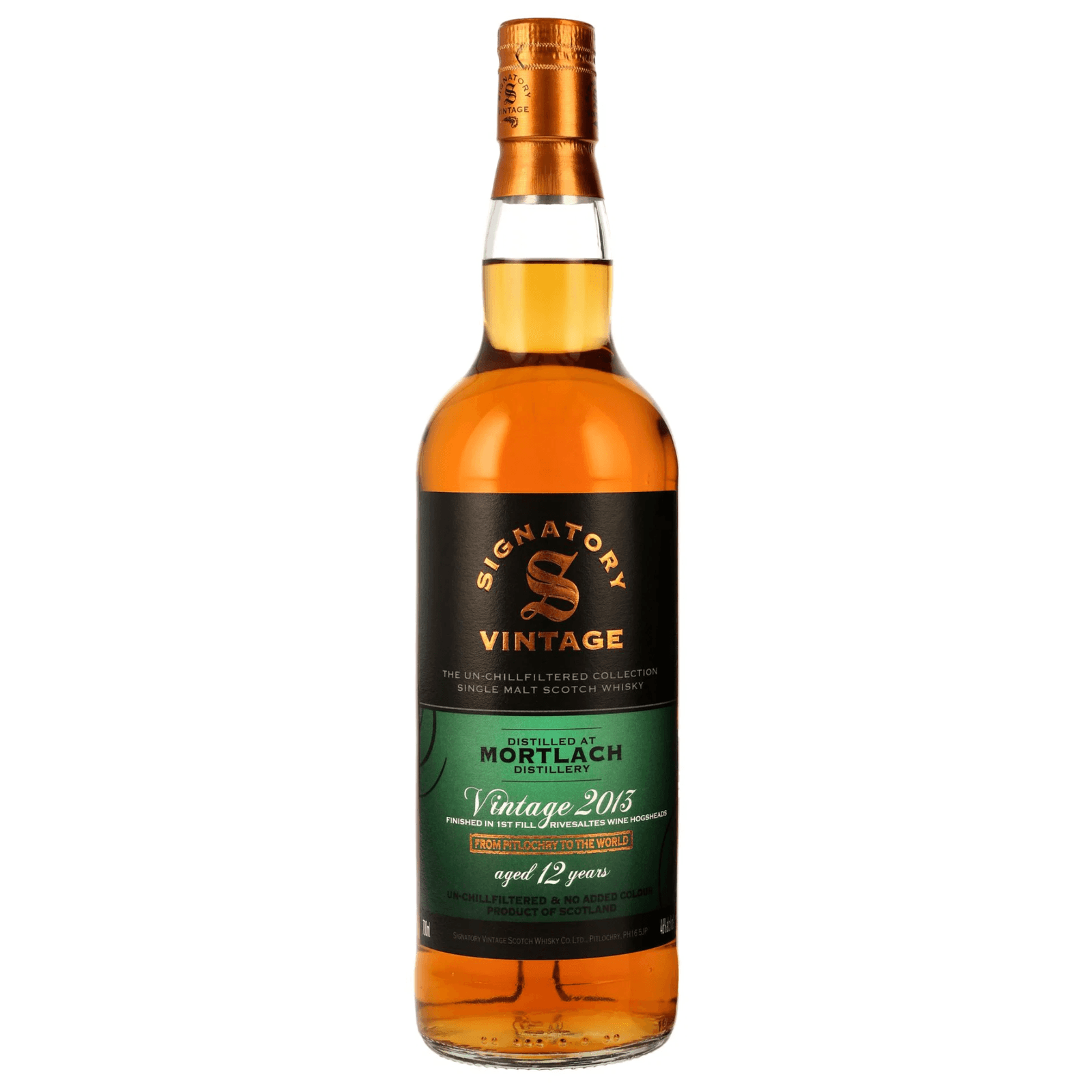 Mortlach 12 Years Old 2013 Signatory Vintage Cask Nr.104, 105, 107, 109, 110