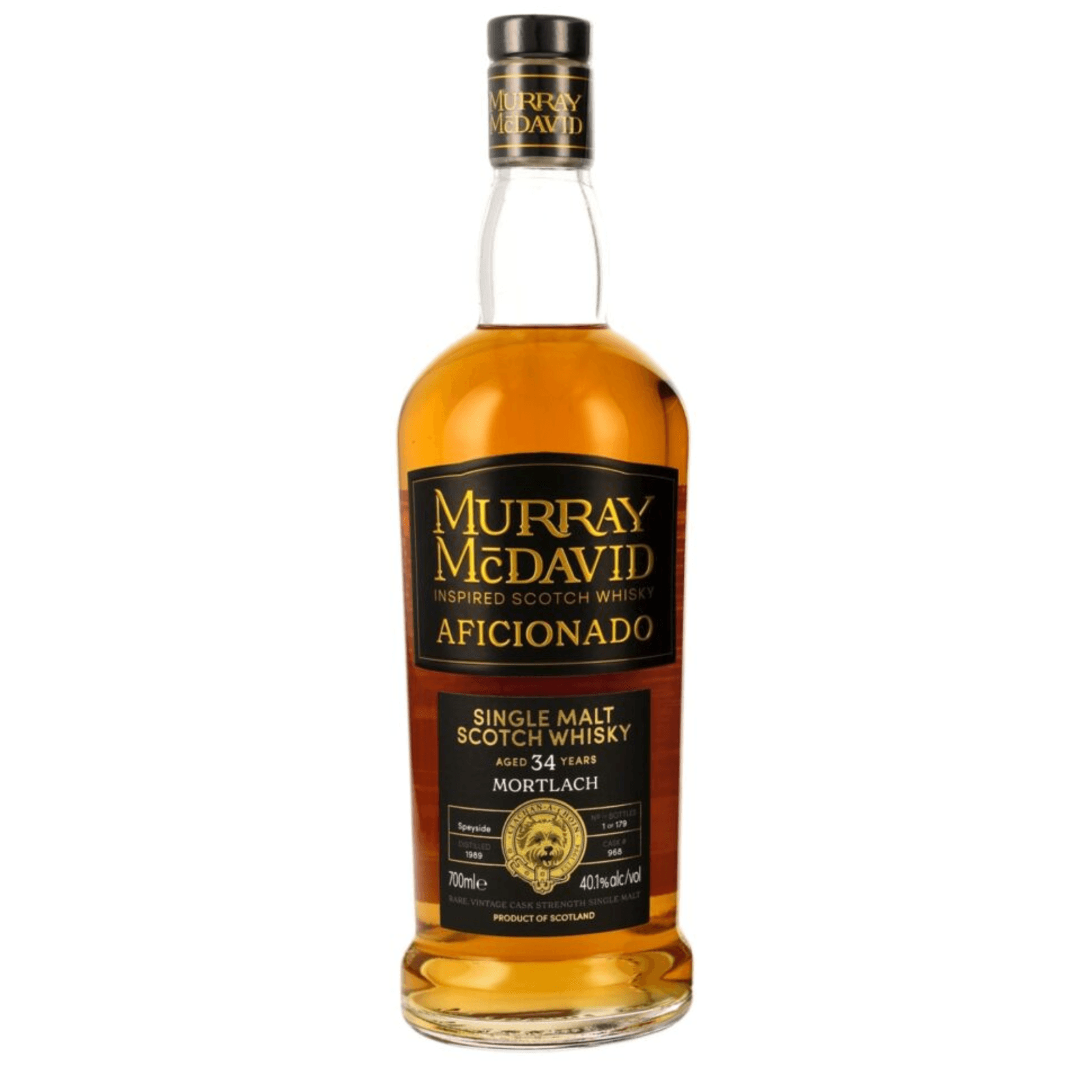 Mortlach 34 Years Old 1989 Aficionado Murray Mcdavid Cask Nr.968
