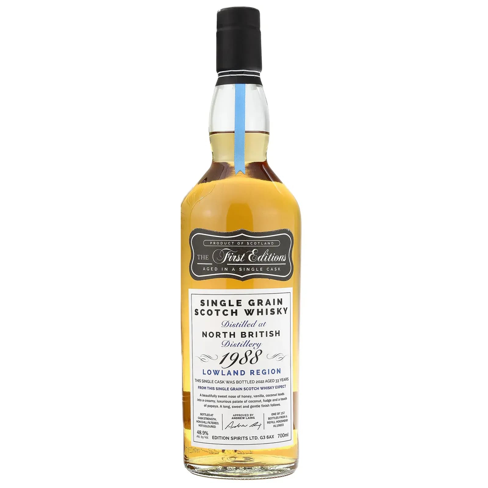 North British 33 Years Old 1988 The First Editions Hunter Laing