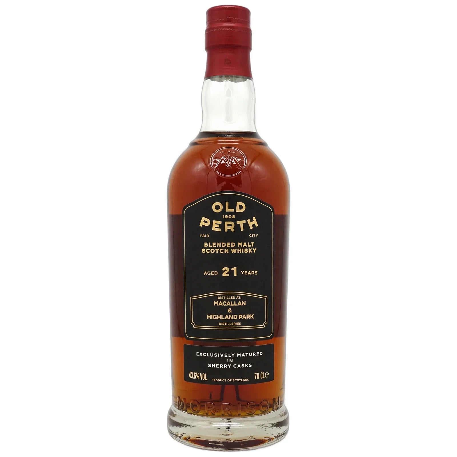 Old Perth 21 Years Old Vintage Collection Morrison Scotch Whisky Distillers