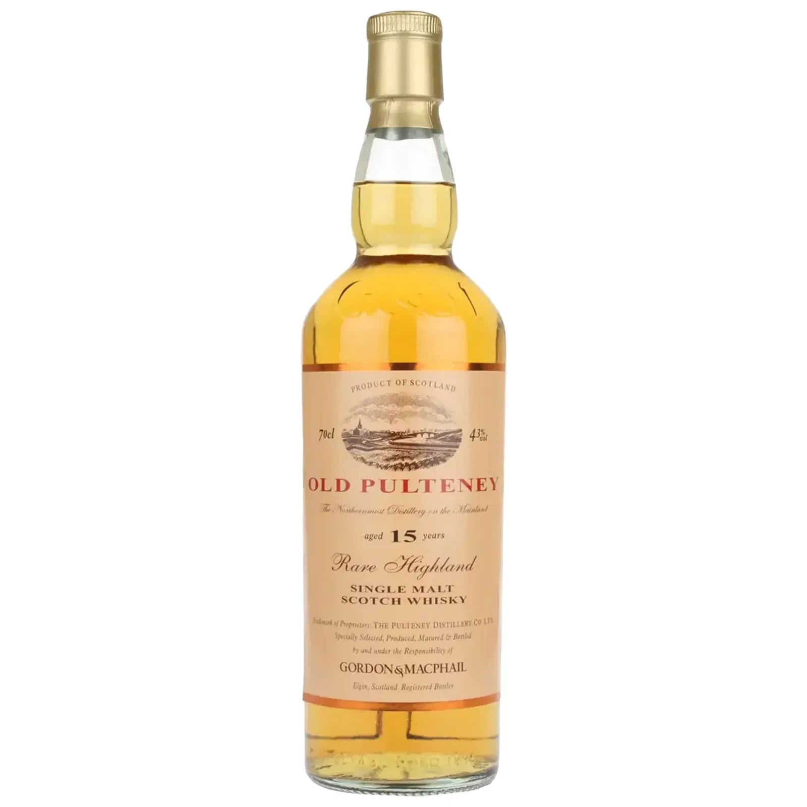 Old Pulteney 15 Years Old Rare Highland Single Malt Gordon & MacPhail