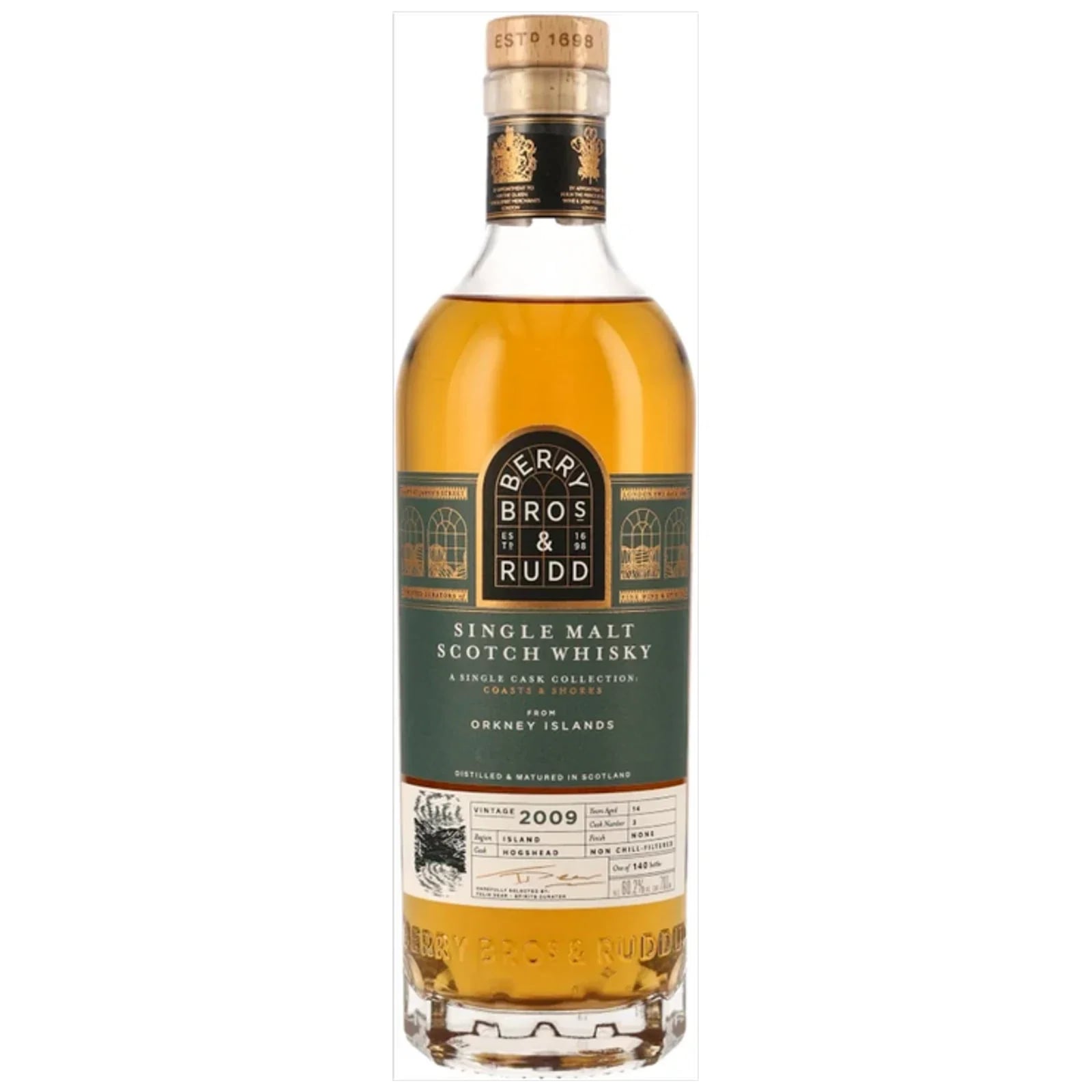 Orkney Islands 14 Years Old 2009 A Single Cask Collection Coasts & Shores Berry Bros & Rudd
