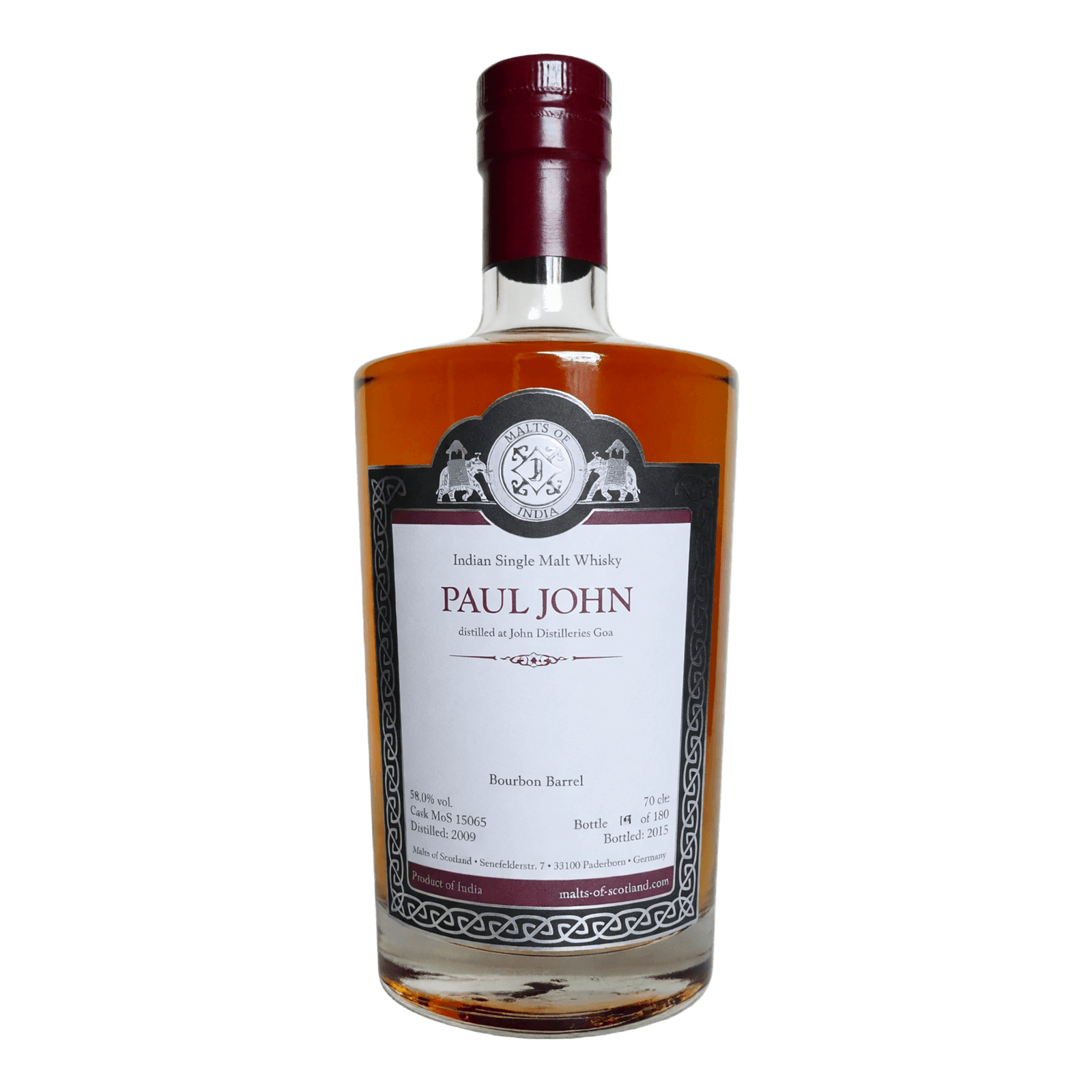 Paul John 2009 Malts of Scotland MoS 15065