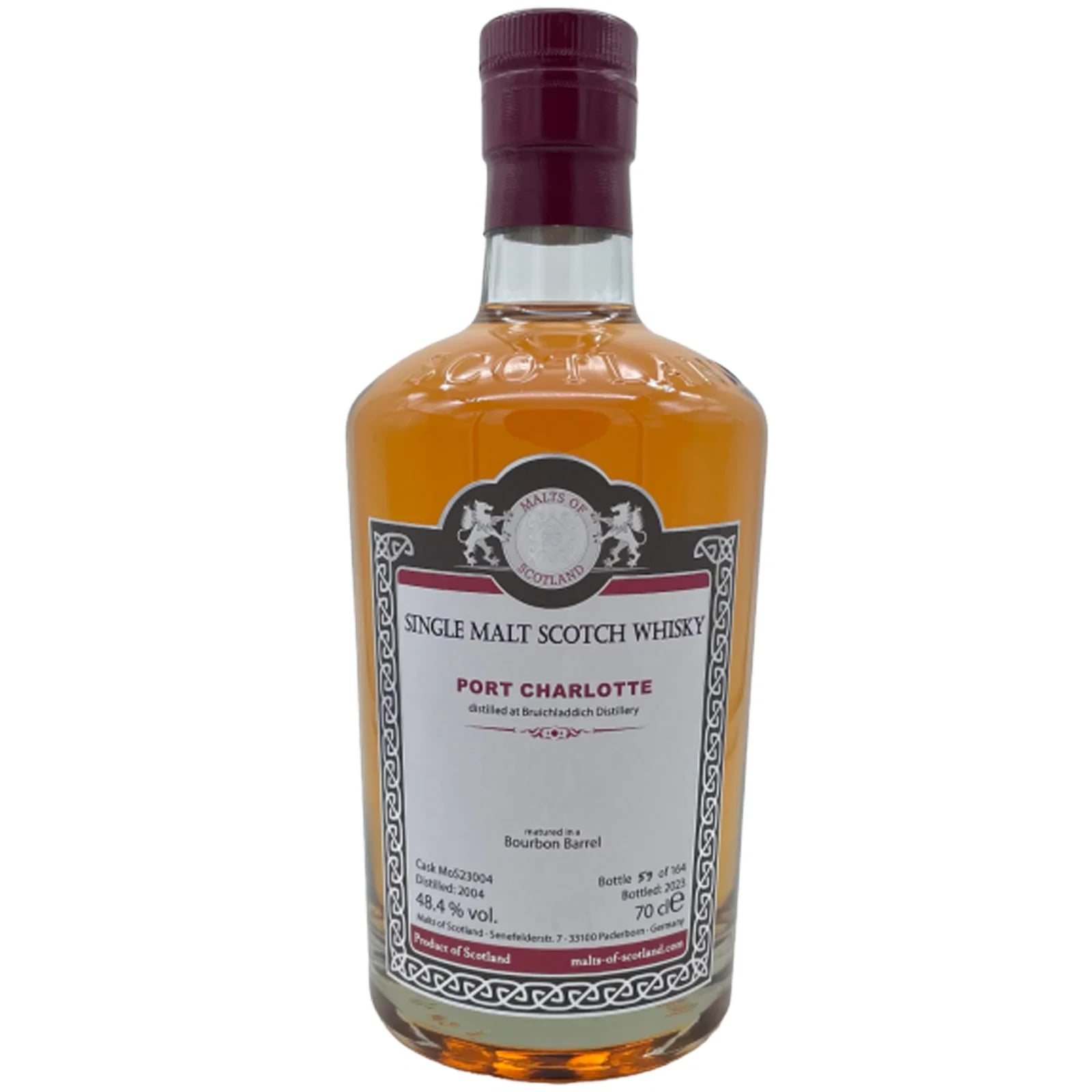 Port Charlotte 18 Years Old 2004 Malts of Scotland 23004