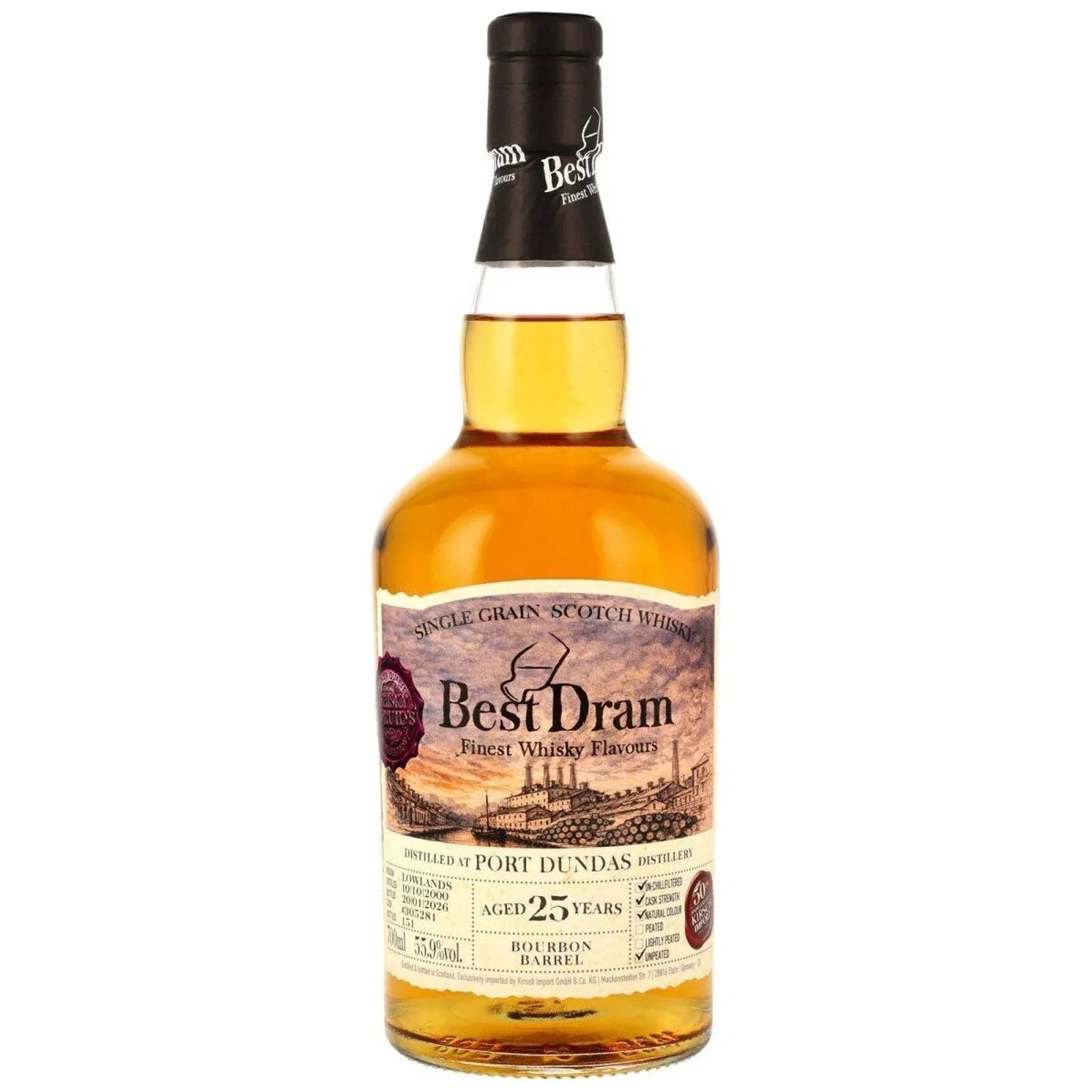 Port Dundas 25 Years Old 2000 Best Dram Cask Nr. 305281