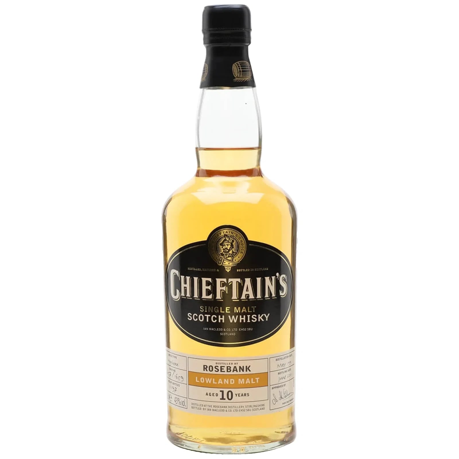 Rosebank 10 Years Old 1991 Chieftain's Choice Ian Macleod 1646 - 48