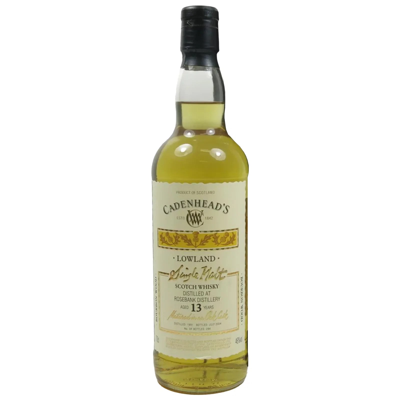 Rosebank 13 Years Old 1991 Original Collection Cadenhead's
