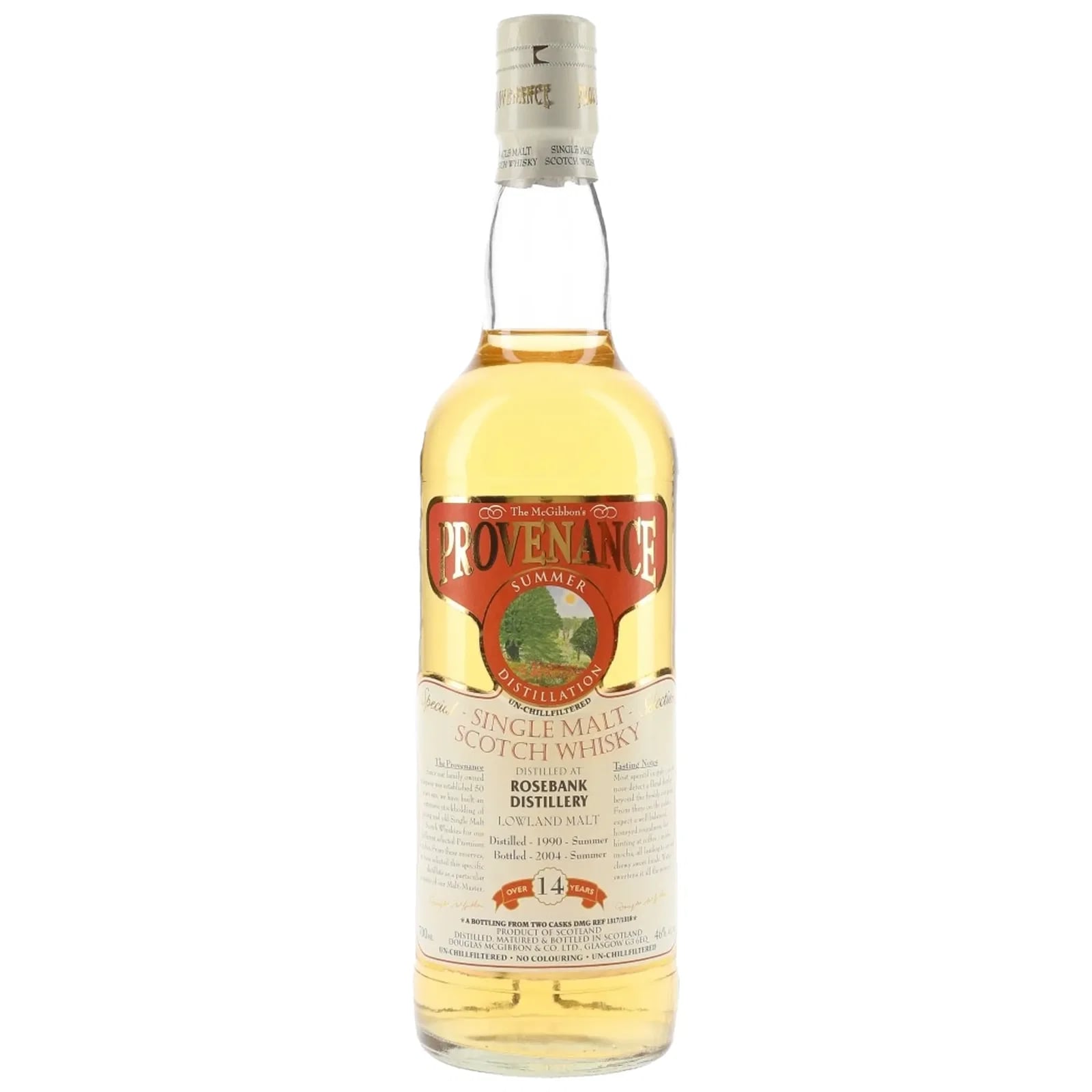 Rosebank 14 Years Old 1990 McGibbon's Provenance DMG 1317 + 1318