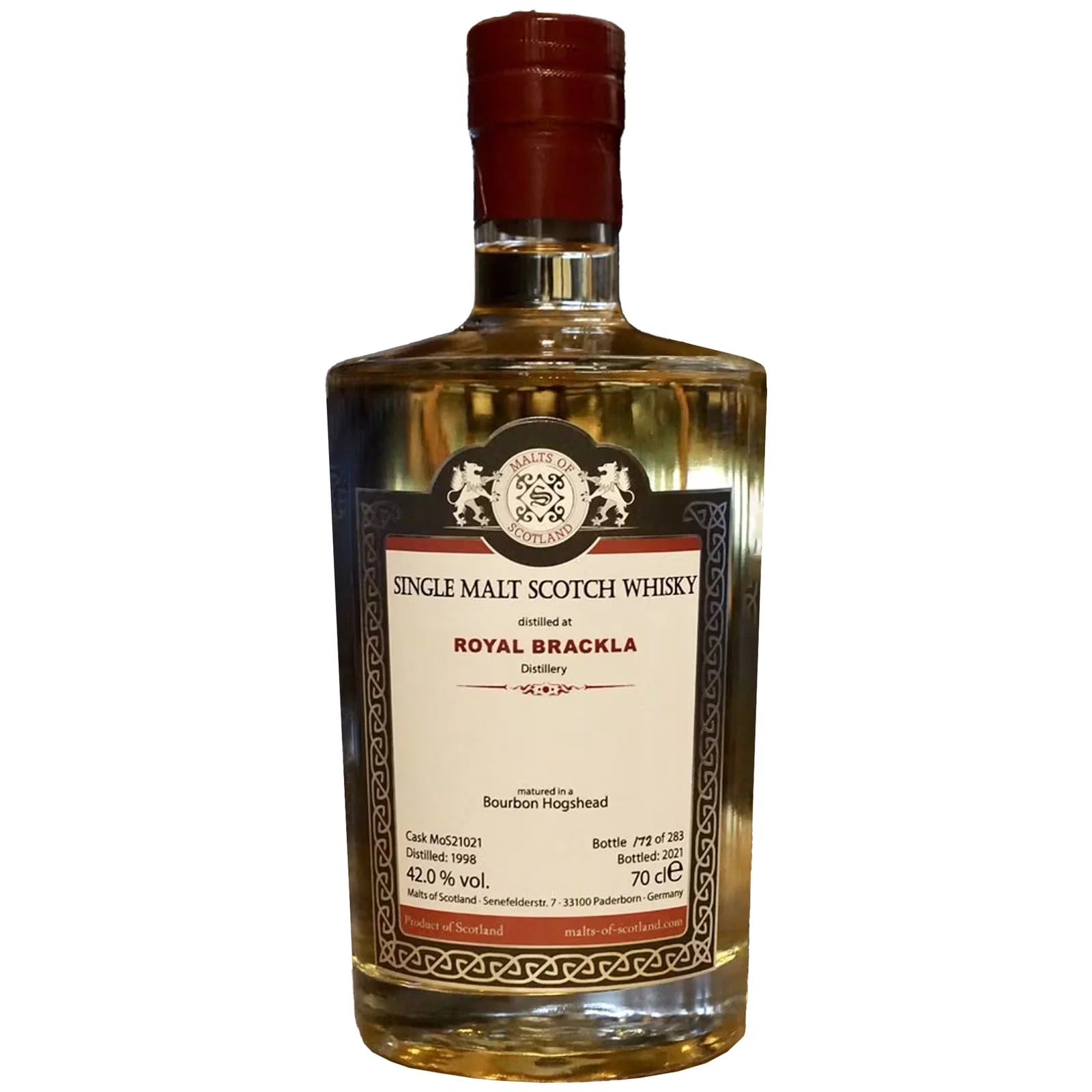 Royal Brackla 1998 Malts of Scotland MoS 21021