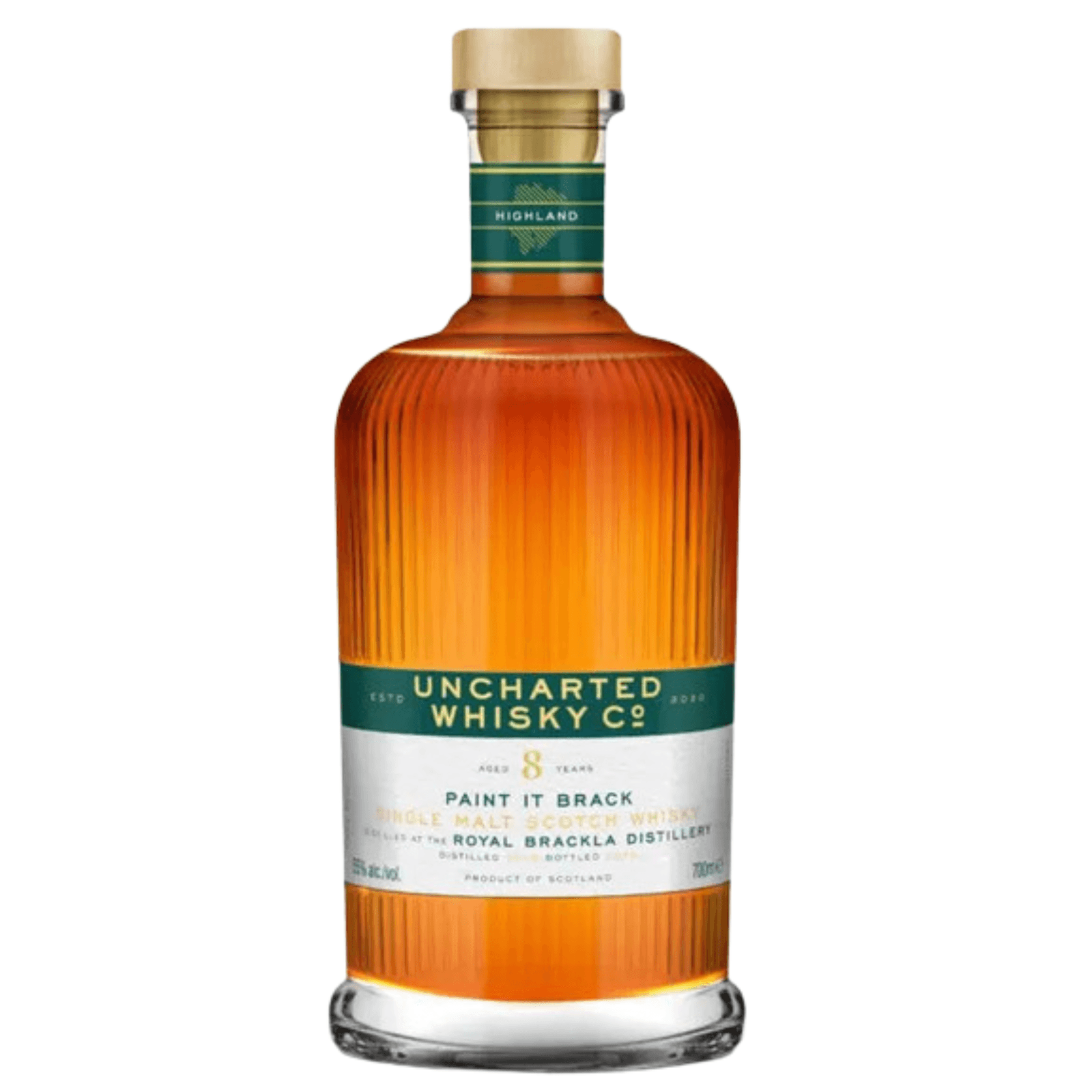 Royal Brackla 8 Years Old Paint It Black Uncharted Whisky