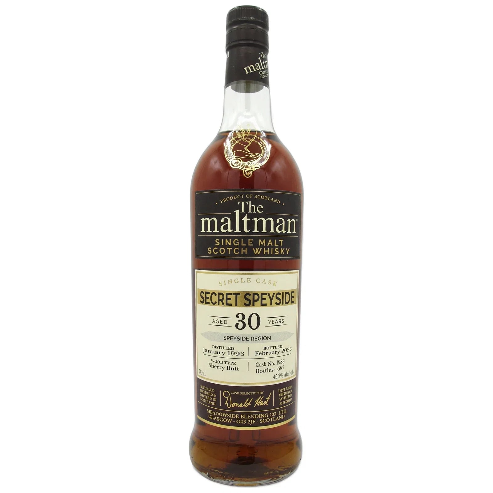 Secret Speyside 30 Years Old 1993 The Maltman Cask Nr. 1888