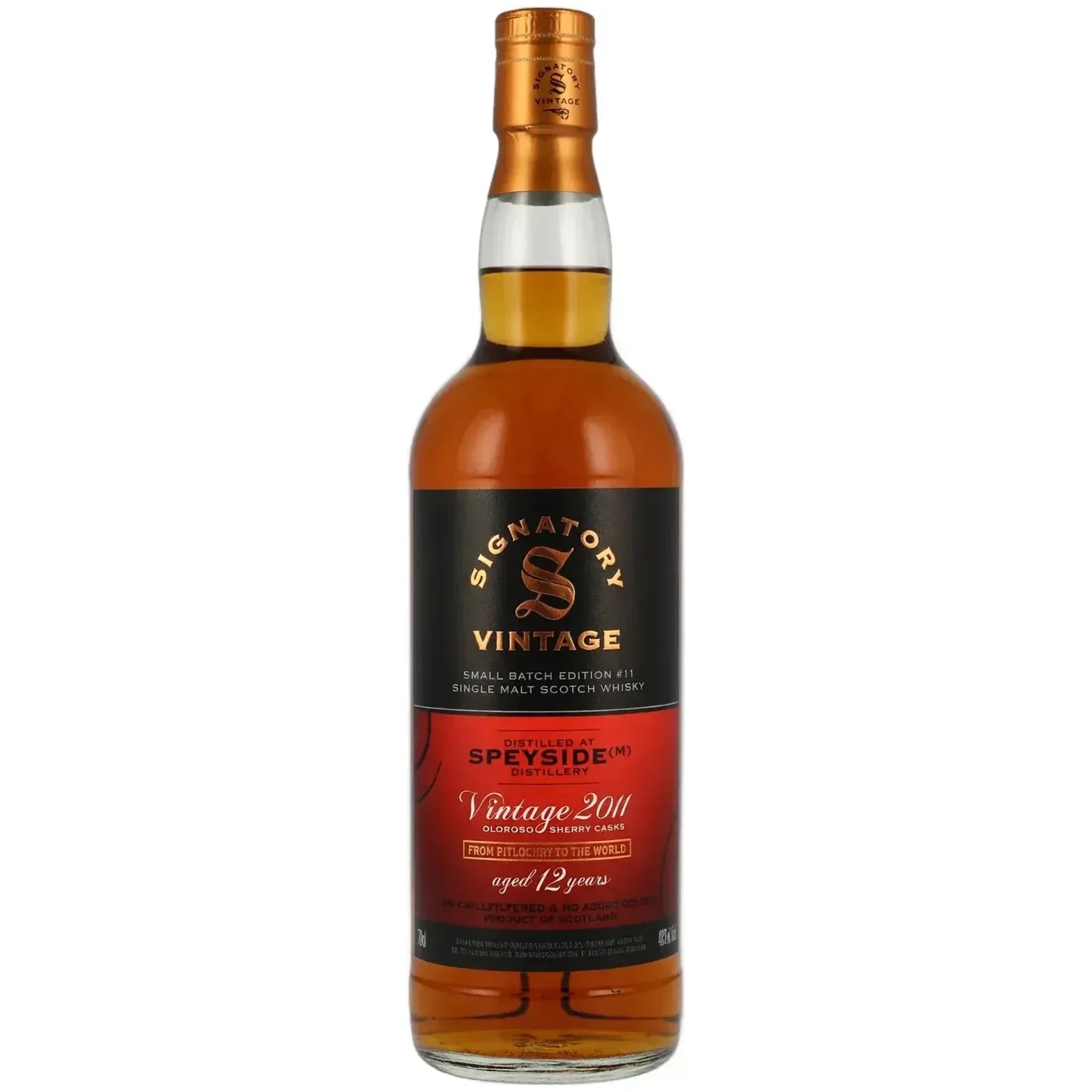 Secret Speyside (M) 12 Years Old 2011 Small Batch Signatory Vintage #11