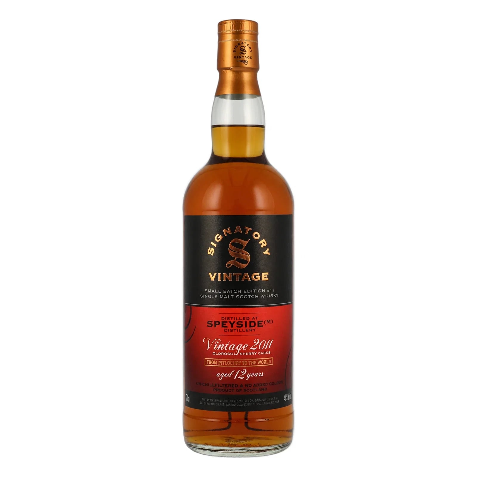 Secret Speyside (M) 12 Years Old 2011 Small Batch Signatory Vintage #11