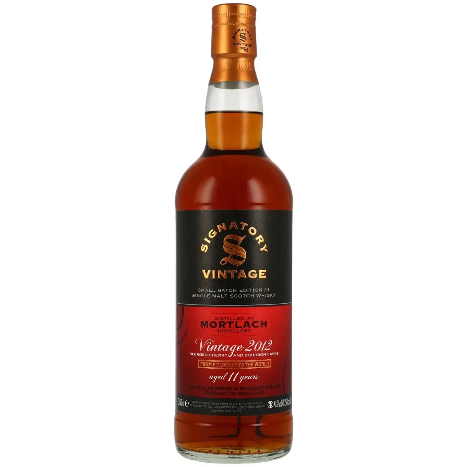 Signatory 11 Years Old 2012 Small Batch Signatory Vintage Edition #1