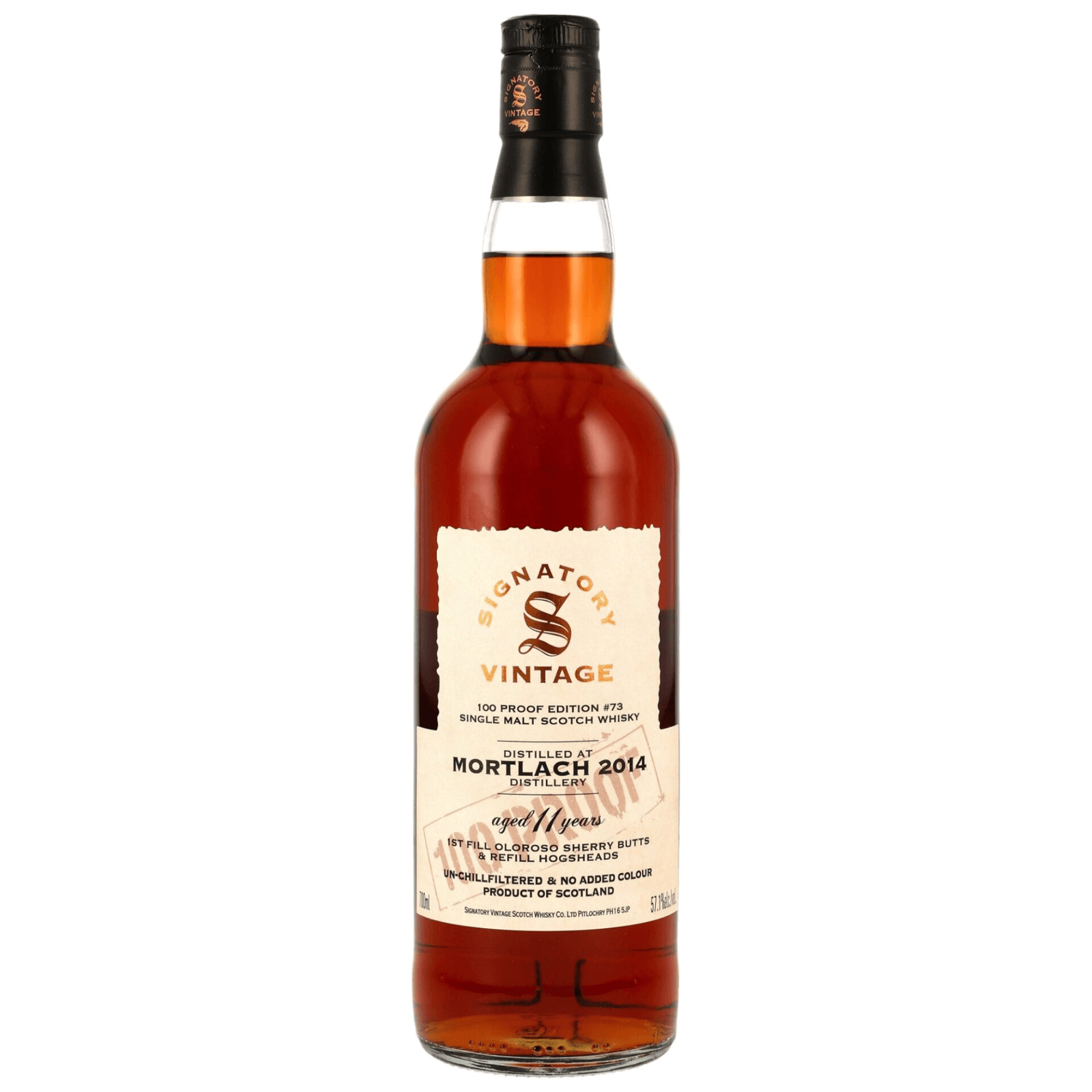 Signatory Vintage 11 Years Old 2014 100 Proof Edition