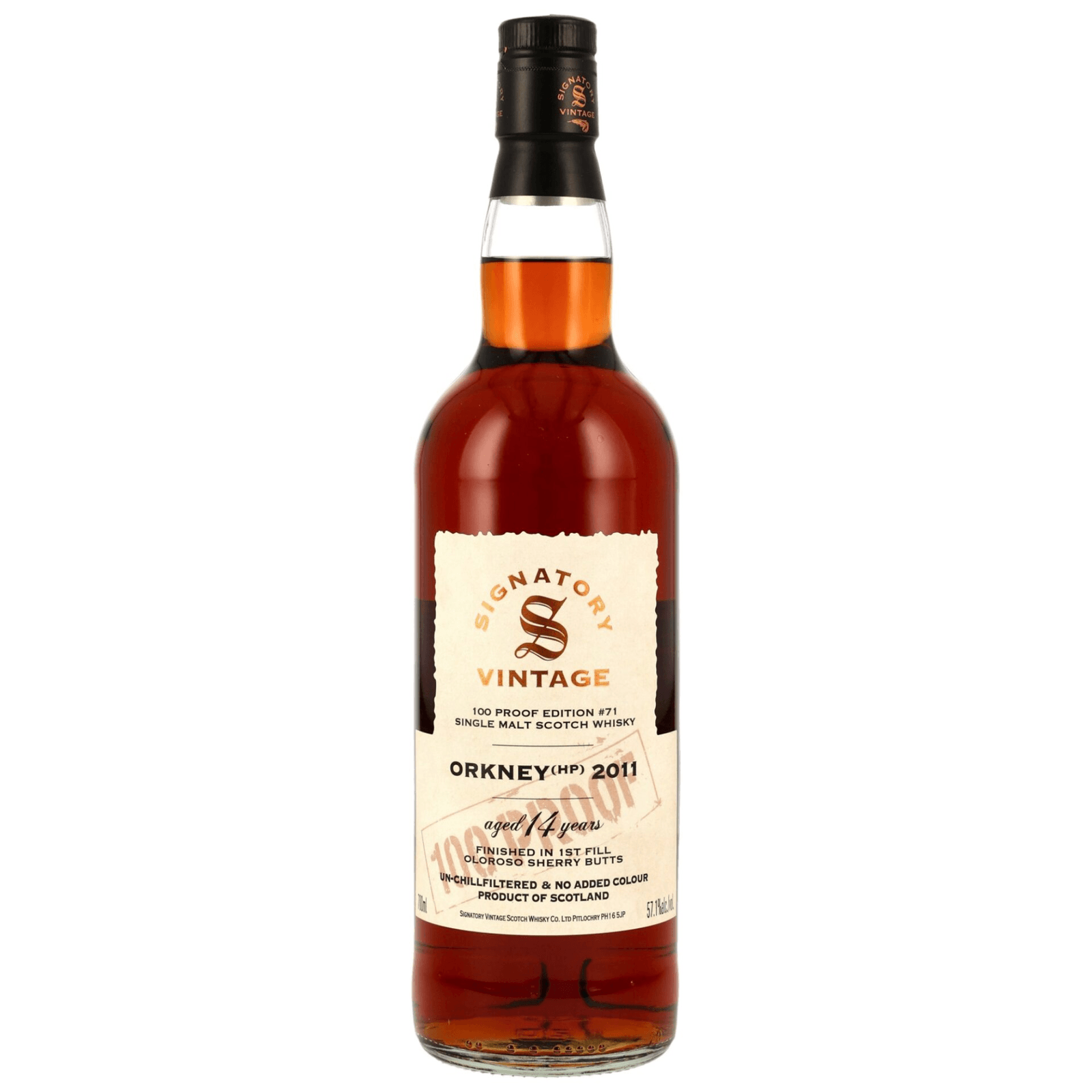 Signatory Vintage 14 Years Old 2011 100 Proof Edition