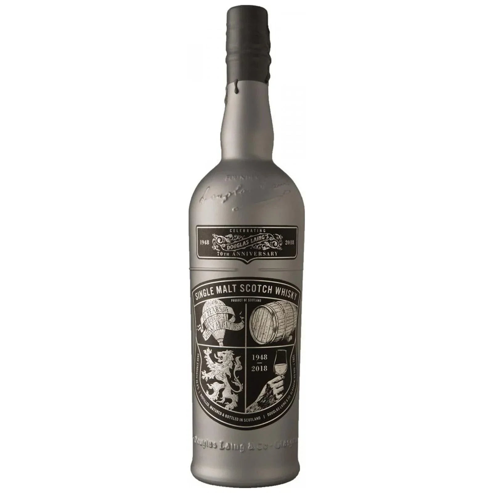 Single Malt Scotch Whisky Celebrating 70th Anniversary Douglas Laing’s