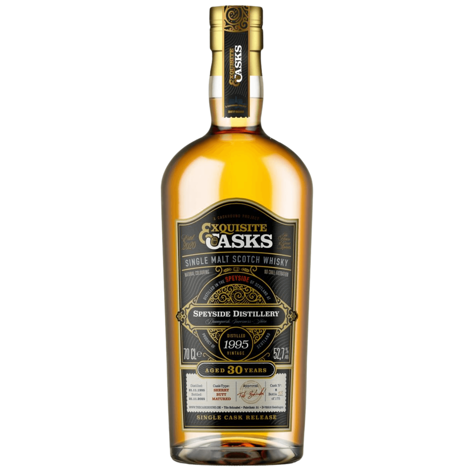 Speyside Distillery 30 Years Old 1995 Exquisite Casks The Caskhound