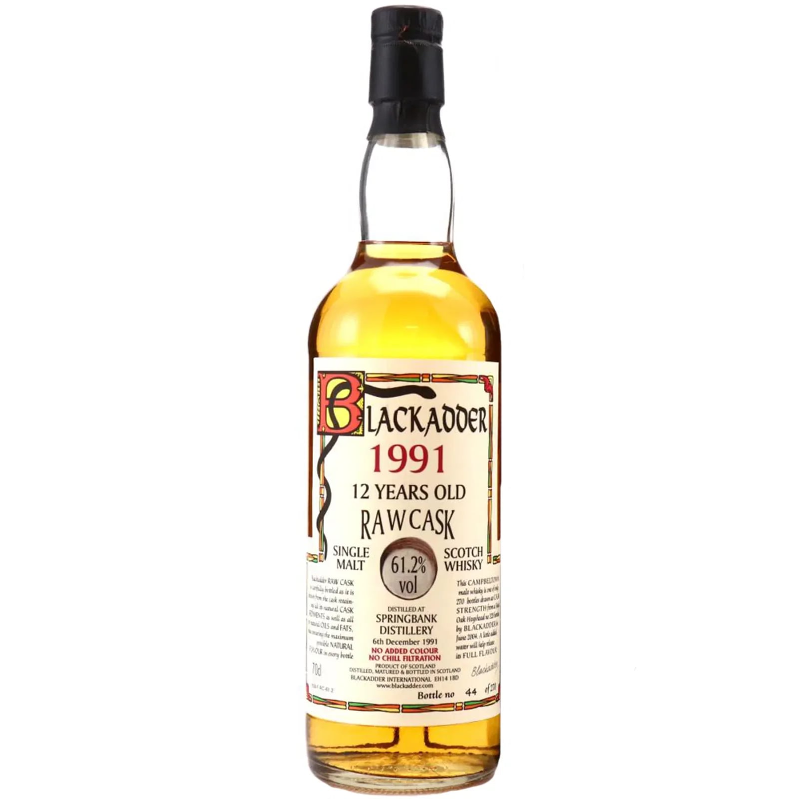 Springbank 1991 Raw Cask Blackadder Nr. 04