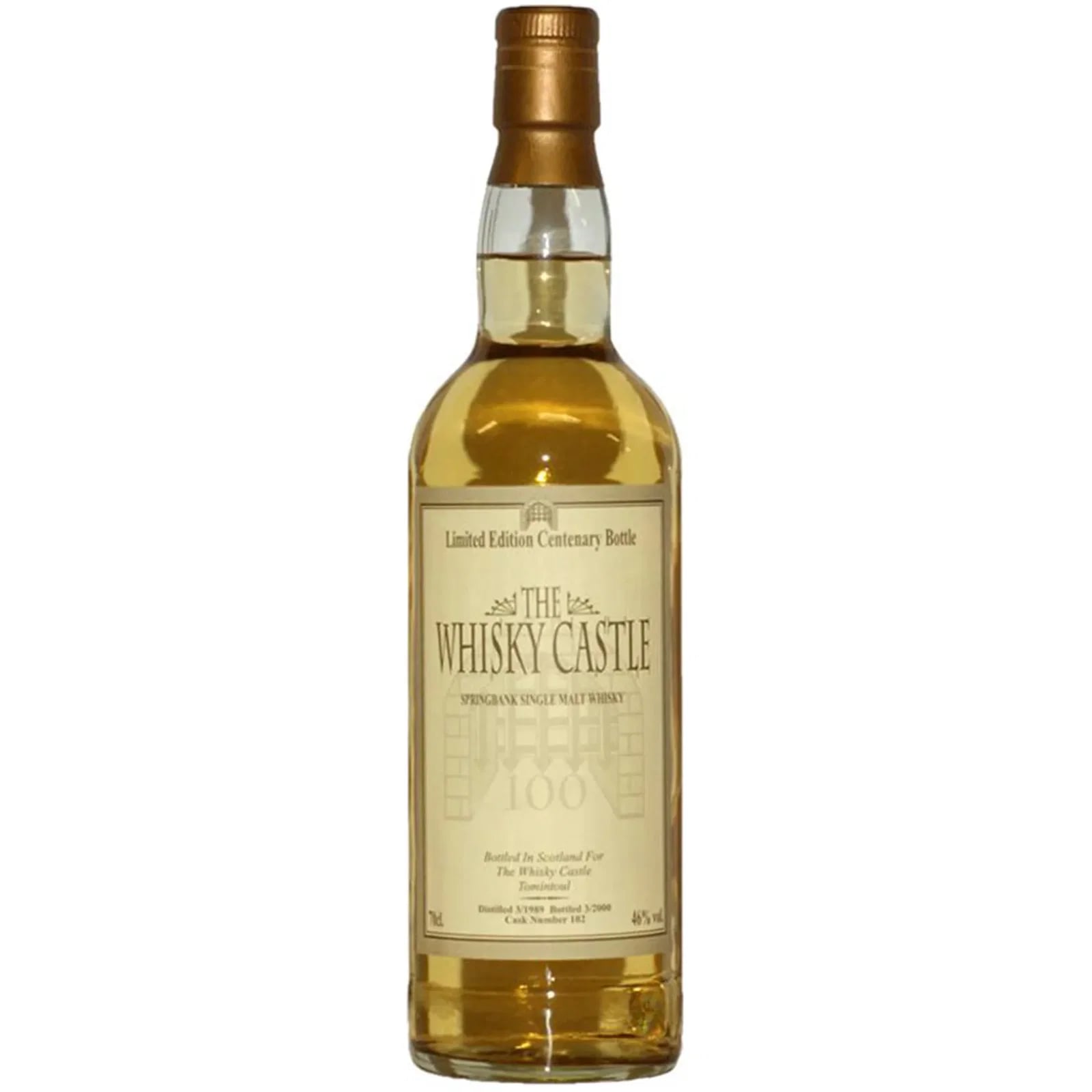 Springbank 2000 Limited Edition Centenary Bottle TWhC Nr. 102