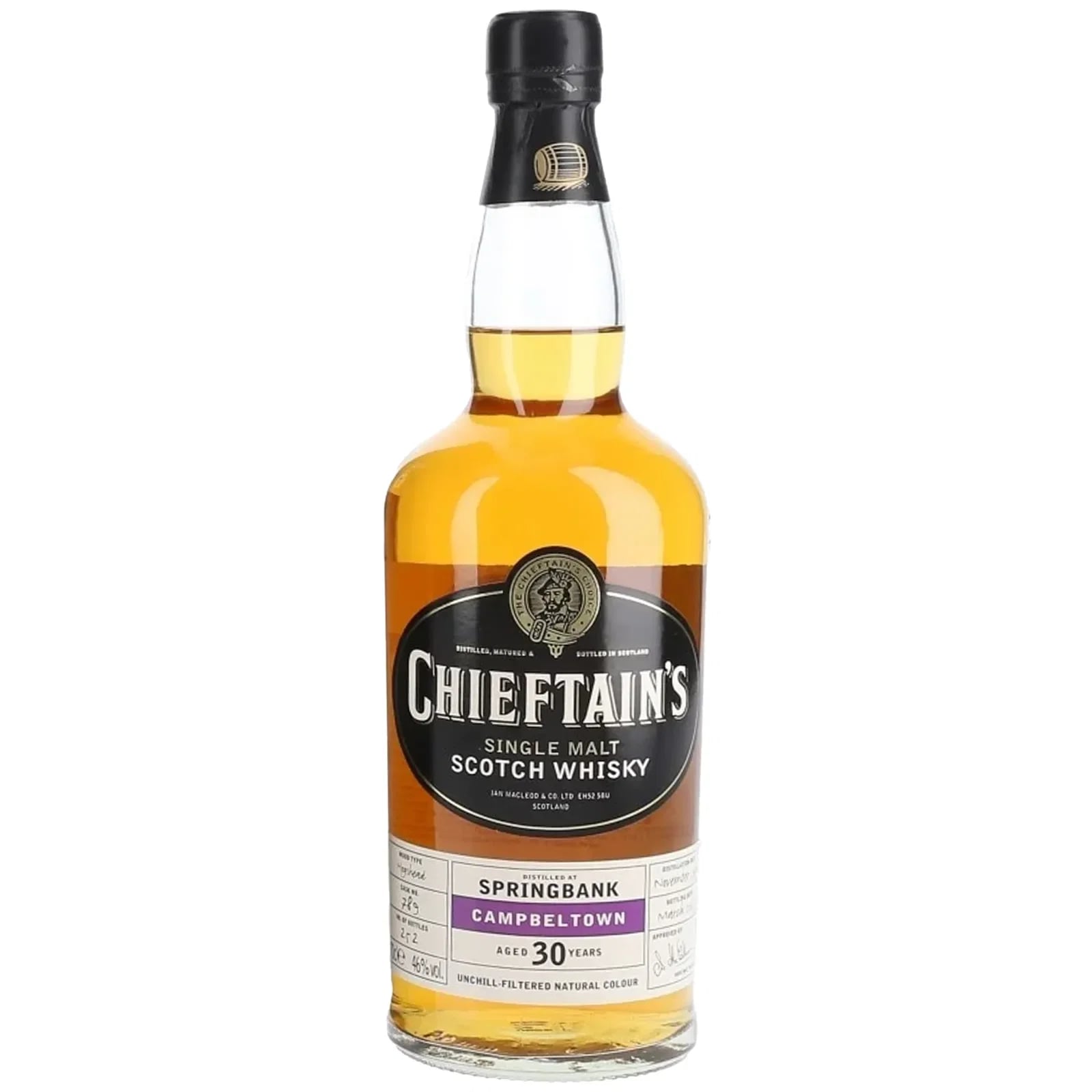 Springbank 30 Years Old 1972 Chieftain's Choice Ian Macleod 789