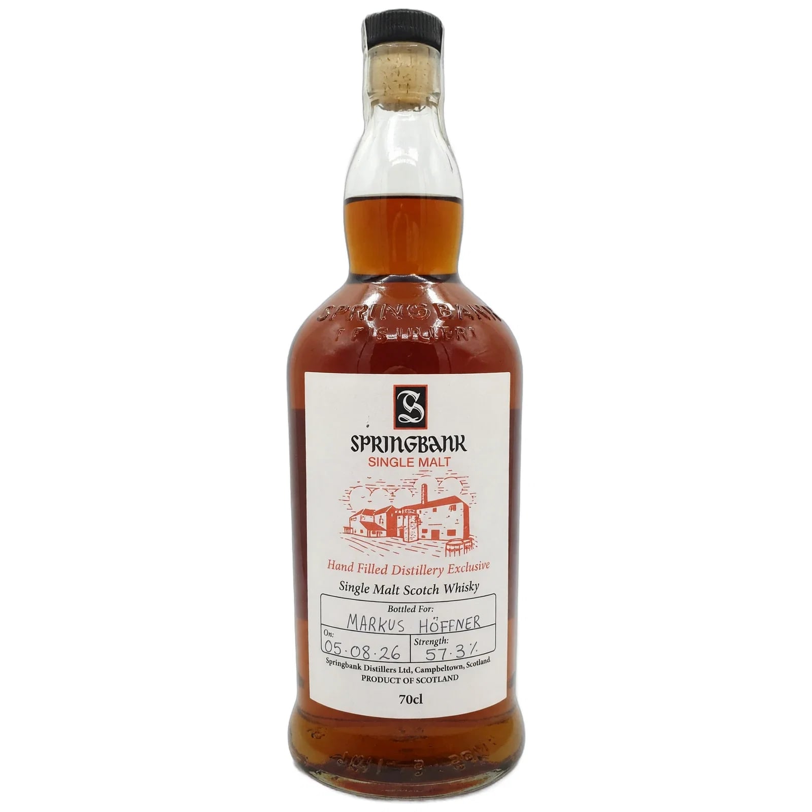 Springbank Hand Filled Distillery Exclusive By Markus Höffner