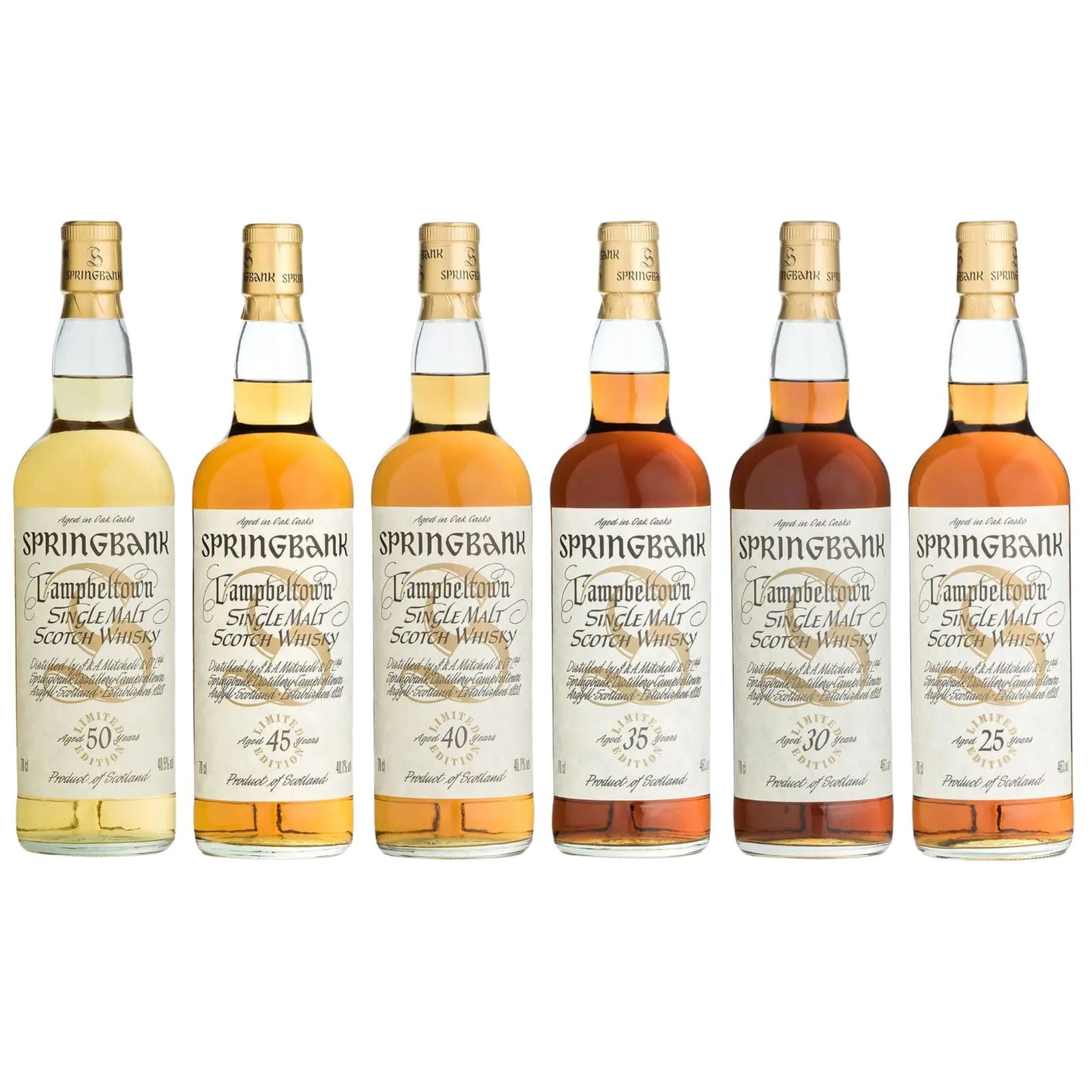 Springbank Millennium Bottling Limited Edition (Full Collection)