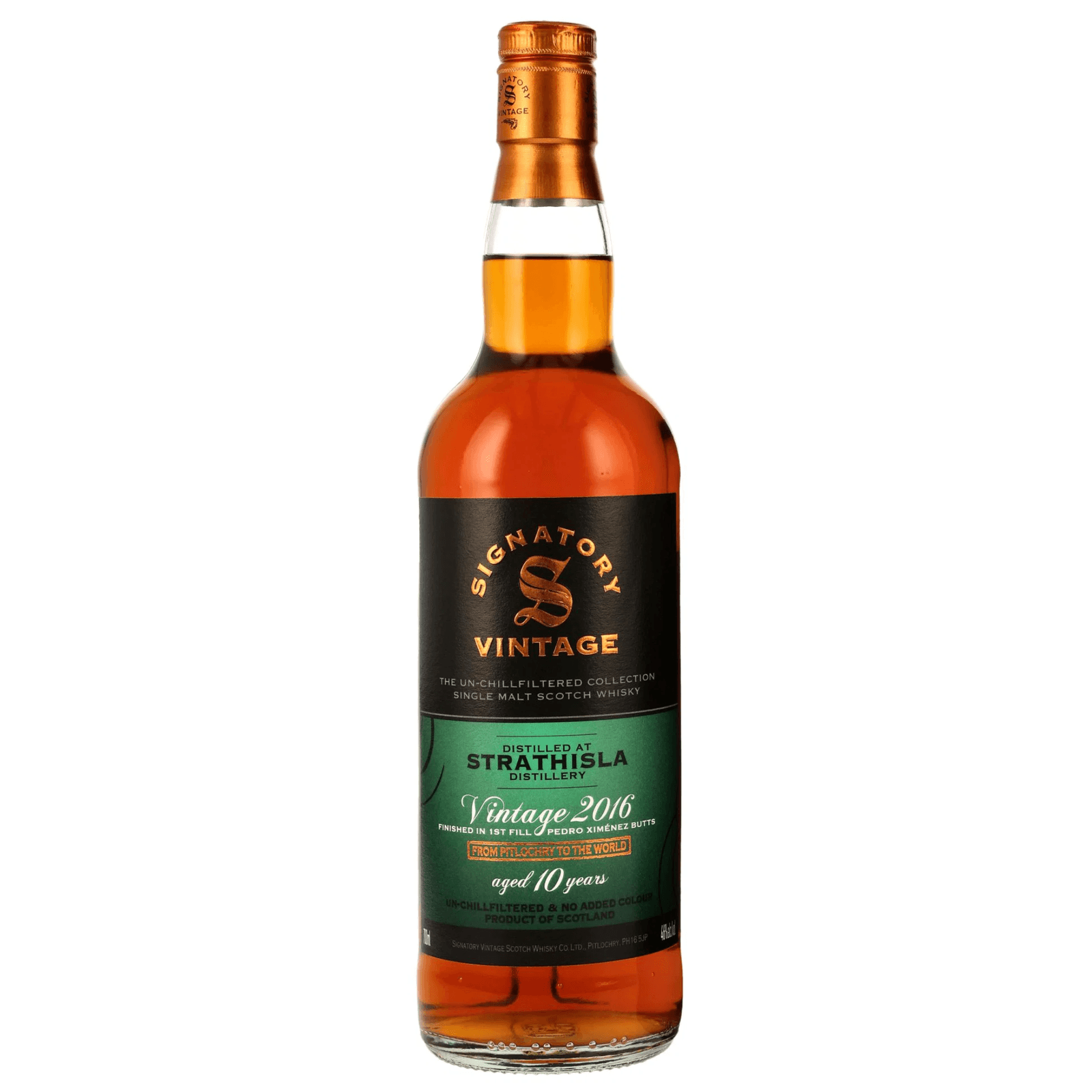 Strathisla 10 Years Old 2016 Un Chillfiltered Signatory Vintage Cask Nr.22, 23