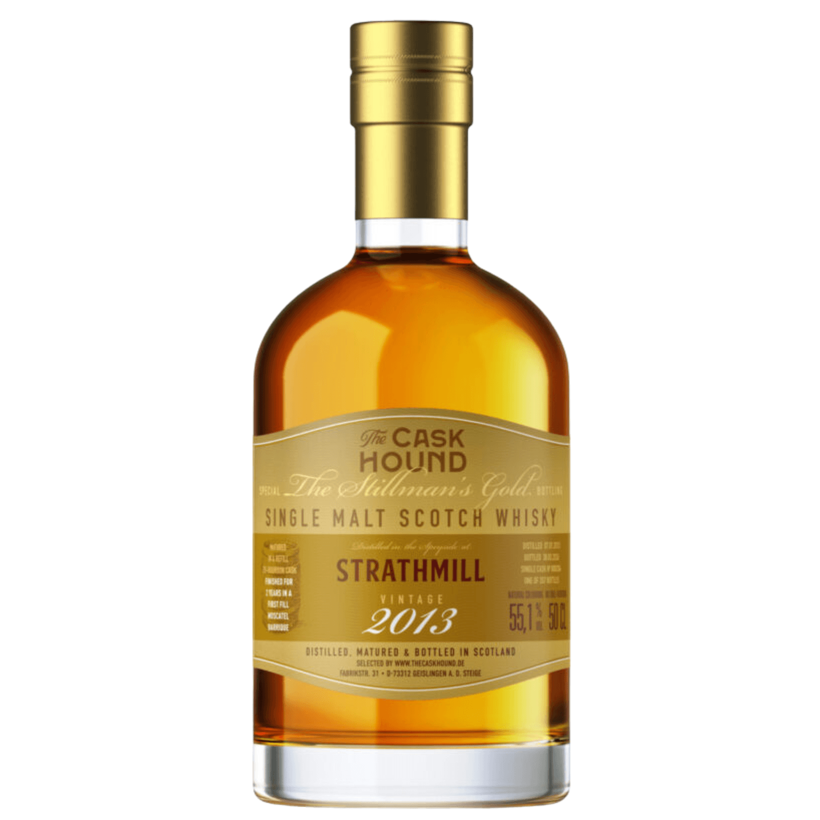 Strathmill 13 Years Old 2013 The Stillman'S Gold Limited Edition The Caskhound 50 cl